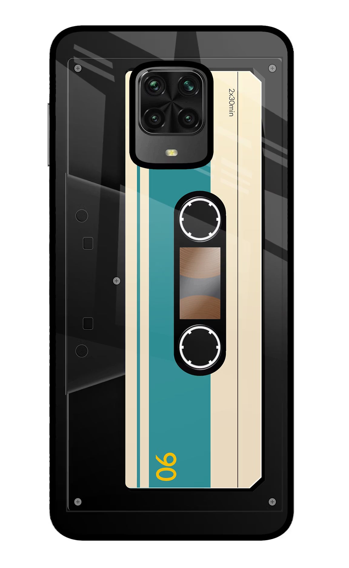 Cassette Poco M2 Pro Glass Case - Cassette Poco M2 Pro Glass Case Cassette Poco M2 Pro Glass Case