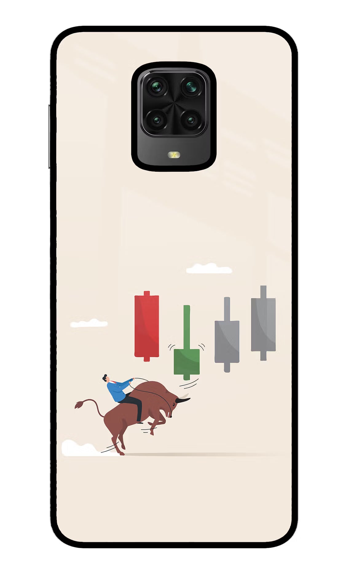 Bull Trading Momentum Poco M2 Pro Glass Case - Bull Trading Momentum Poco M2 Pro Glass Case Bull Trading Momentum Poco M2 Pro Glass Case