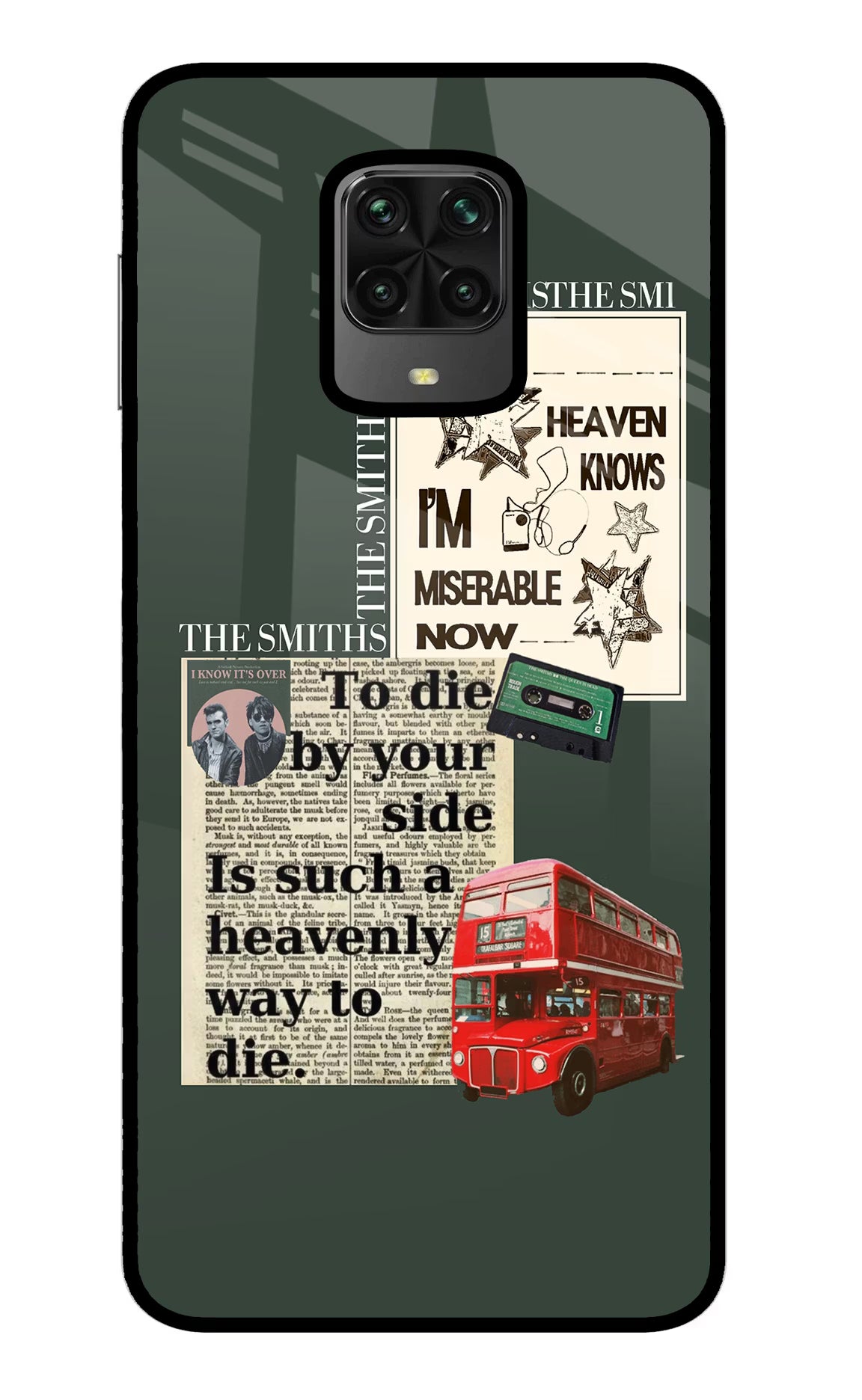 The Smiths Poco M2 Pro Glass Case - The Smiths Poco M2 Pro Glass Case The Smiths Poco M2 Pro Glass Case