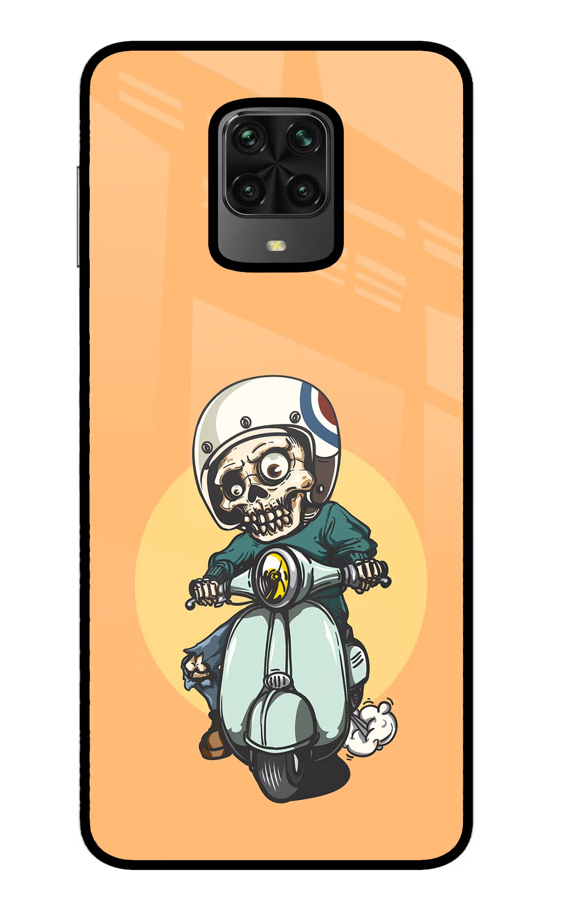 Undead Biker Poco M2 Pro Glass Case - Undead Biker Poco M2 Pro Glass Case Undead Biker Poco M2 Pro Glass Case