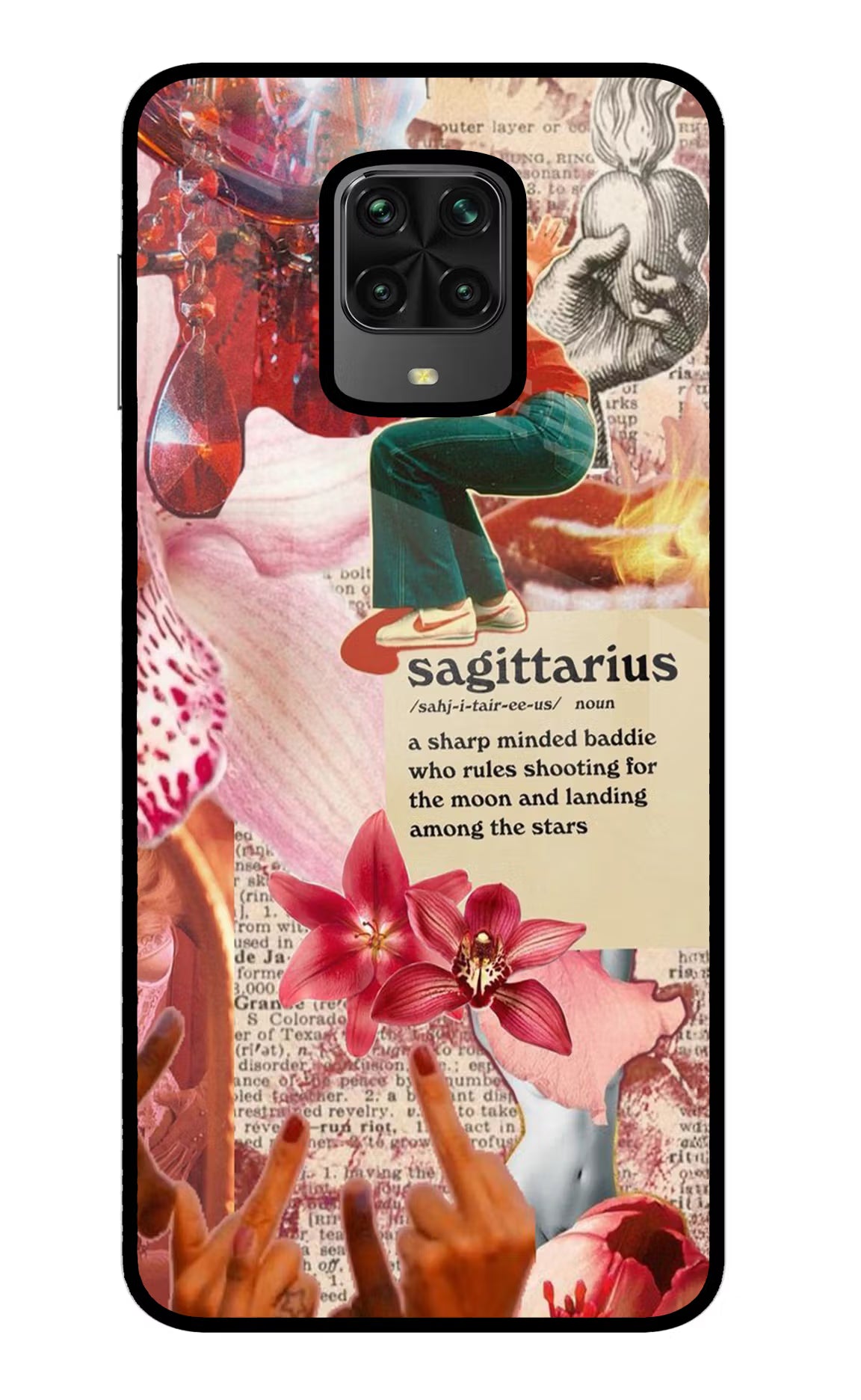 Sagittarius Zodiac Poco M2 Pro Glass Case - Sagittarius Zodiac Poco M2 Pro Glass Case Sagittarius Zodiac Poco M2 Pro Glass Case