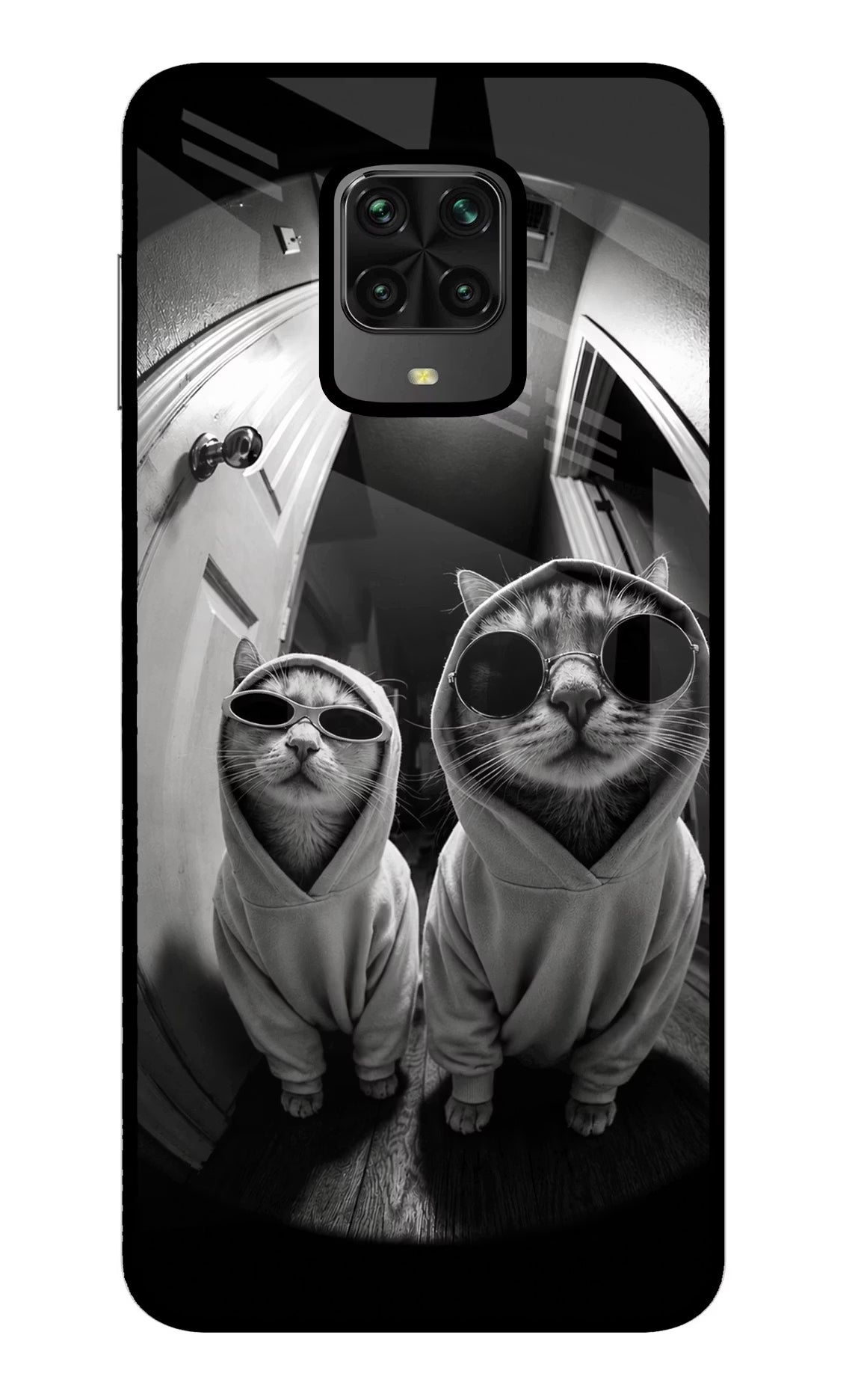 Hood Cats Poco M2 Pro Glass Case - Hood Cats Poco M2 Pro Glass Case Hood Cats Poco M2 Pro Glass Case