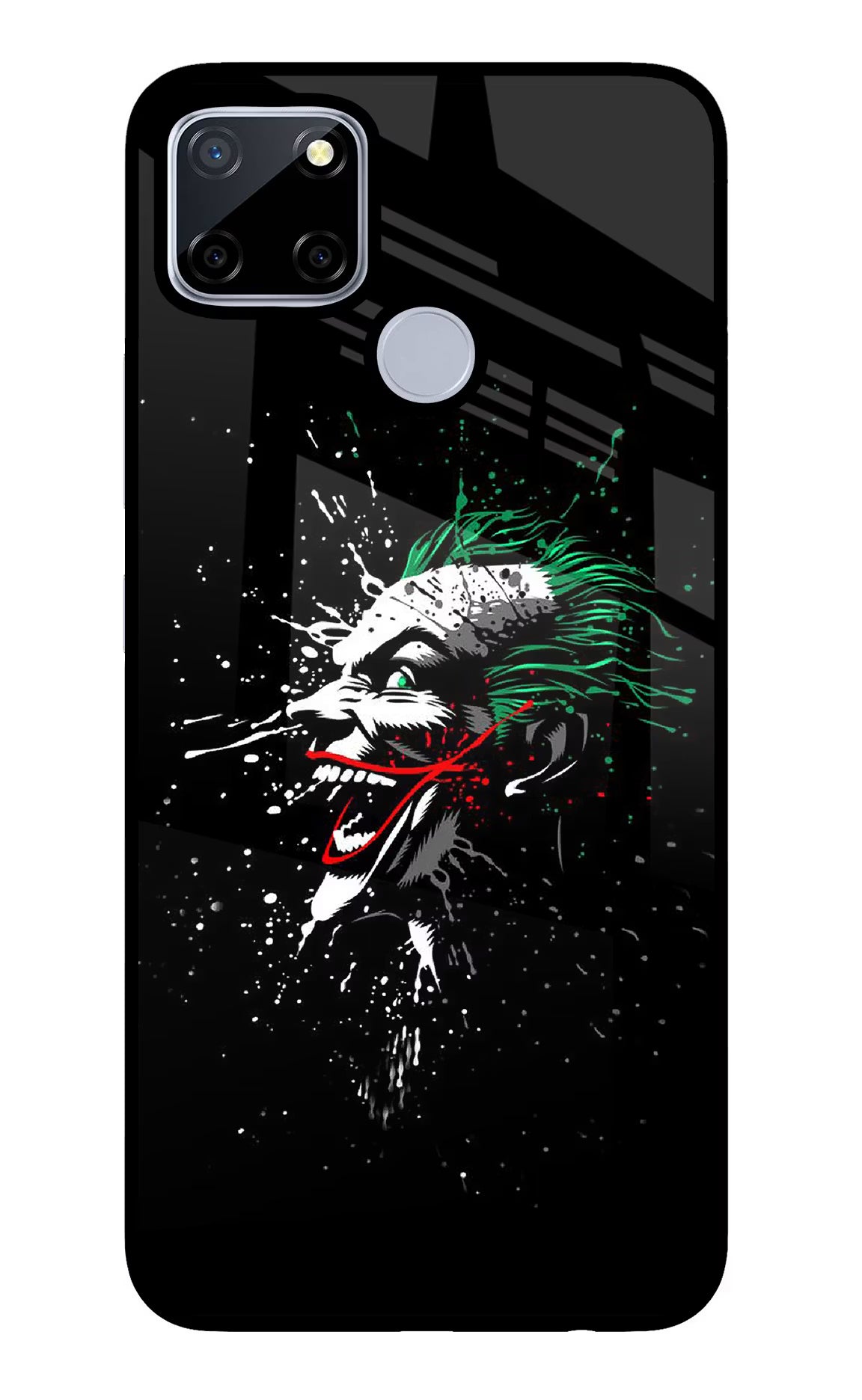 Joker Realme C12/Narzo 20 Glass Case - Joker Realme C12/Narzo 20 Glass Case Joker Realme C12/Narzo 20 Glass Case