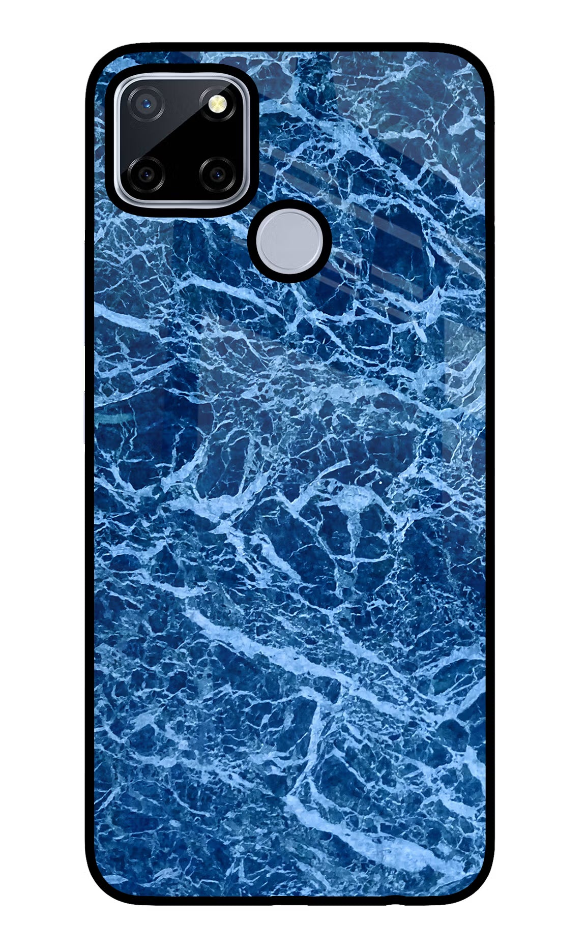 Blue Marble Realme C12/Narzo 20 Glass Case - Blue Marble Realme C12/Narzo 20 Glass Case Blue Marble Realme C12/Narzo 20 Glass Case