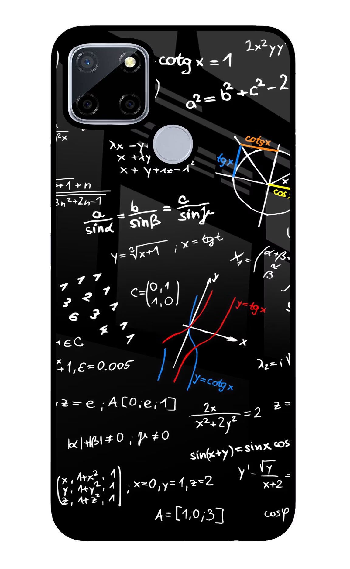Mathematics Formula Realme C12/Narzo 20 Glass Case - Mathematics Formula Realme C12/Narzo 20 Glass Case Mathematics Formula Realme C12/Narzo 20 Glass Case