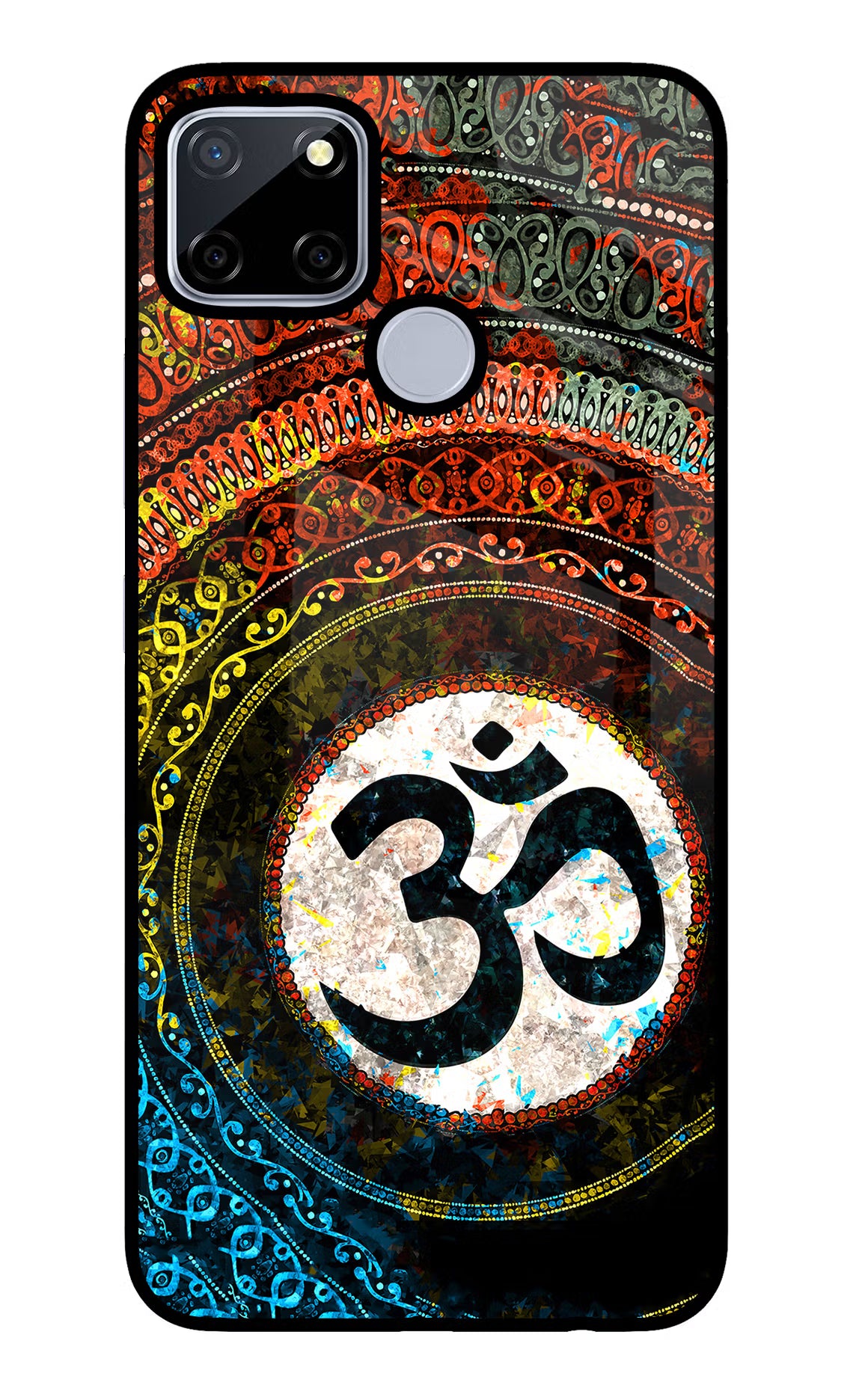 Om Cultural Realme C12/Narzo 20 Glass Case - Om Cultural Realme C12/Narzo 20 Glass Case Om Cultural Realme C12/Narzo 20 Glass Case