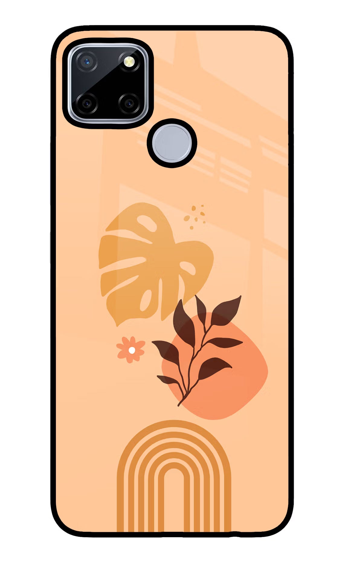 Bohemian Art Realme C12/Narzo 20 Glass Case - Bohemian Art Realme C12/Narzo 20 Glass Case Bohemian Art Realme C12/Narzo 20 Glass Case