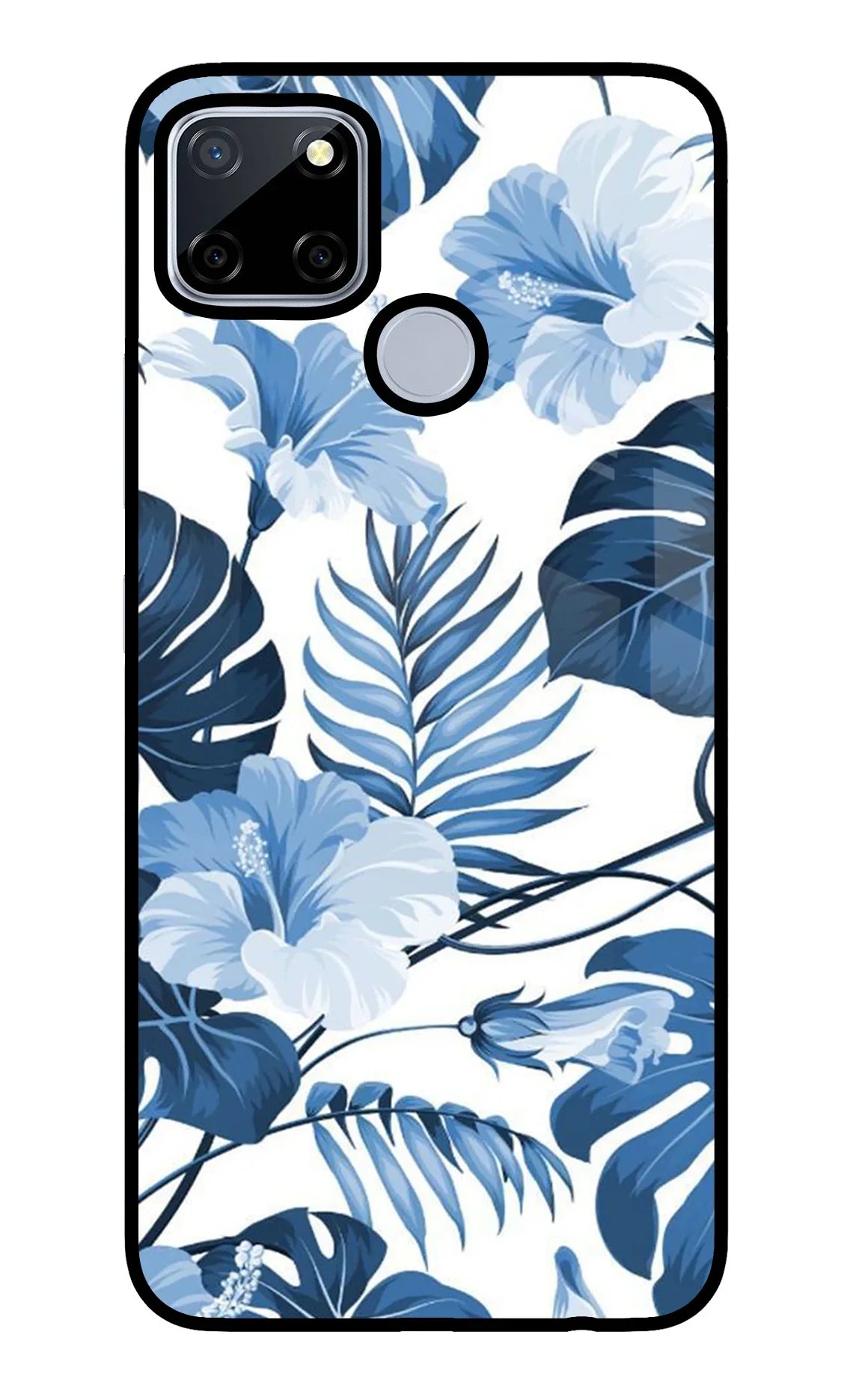 Fabric Art Realme C12/Narzo 20 Glass Case - Fabric Art Realme C12/Narzo 20 Glass Case Fabric Art Realme C12/Narzo 20 Glass Case