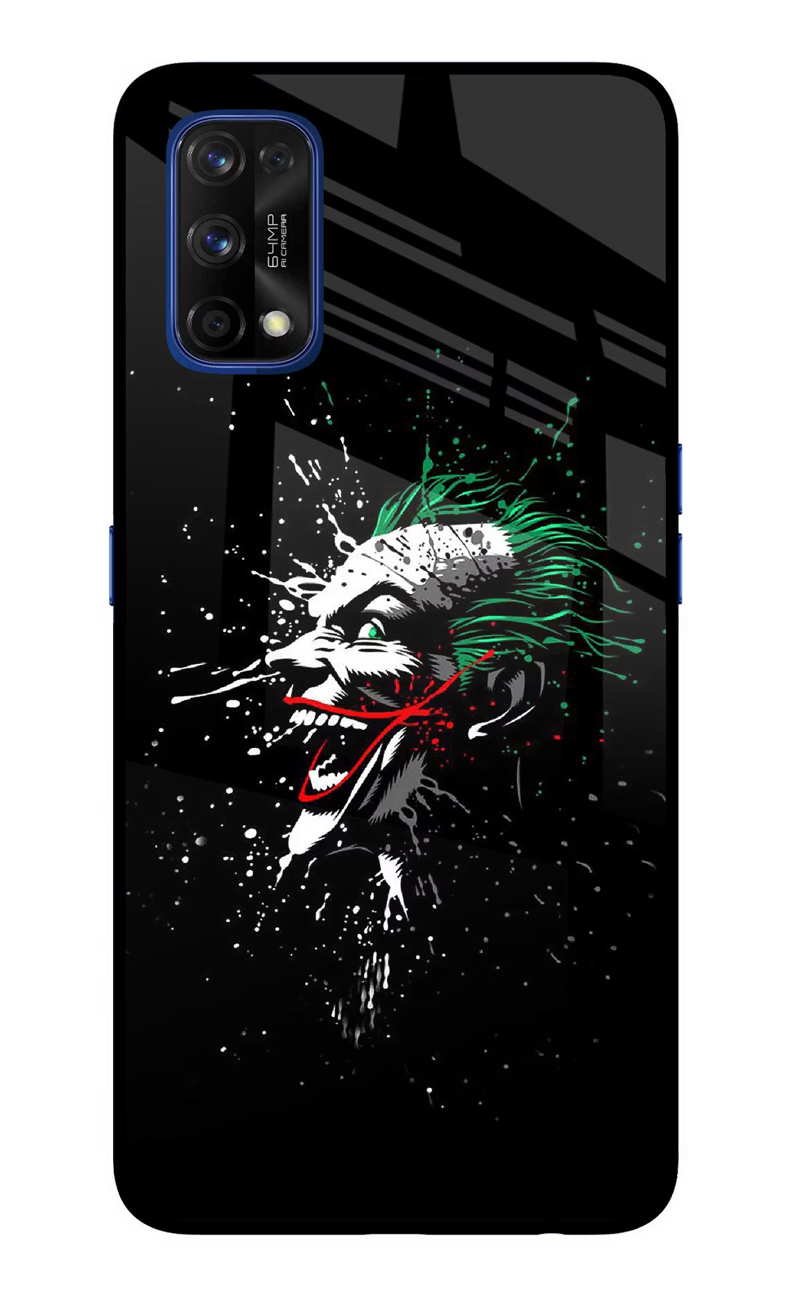 Joker Realme 7 Pro Back Cover - Joker Realme 7 Pro Glass Case Back Cover by Casekaro Joker Realme 7 Pro Glass Case Back Cover by Casekaro