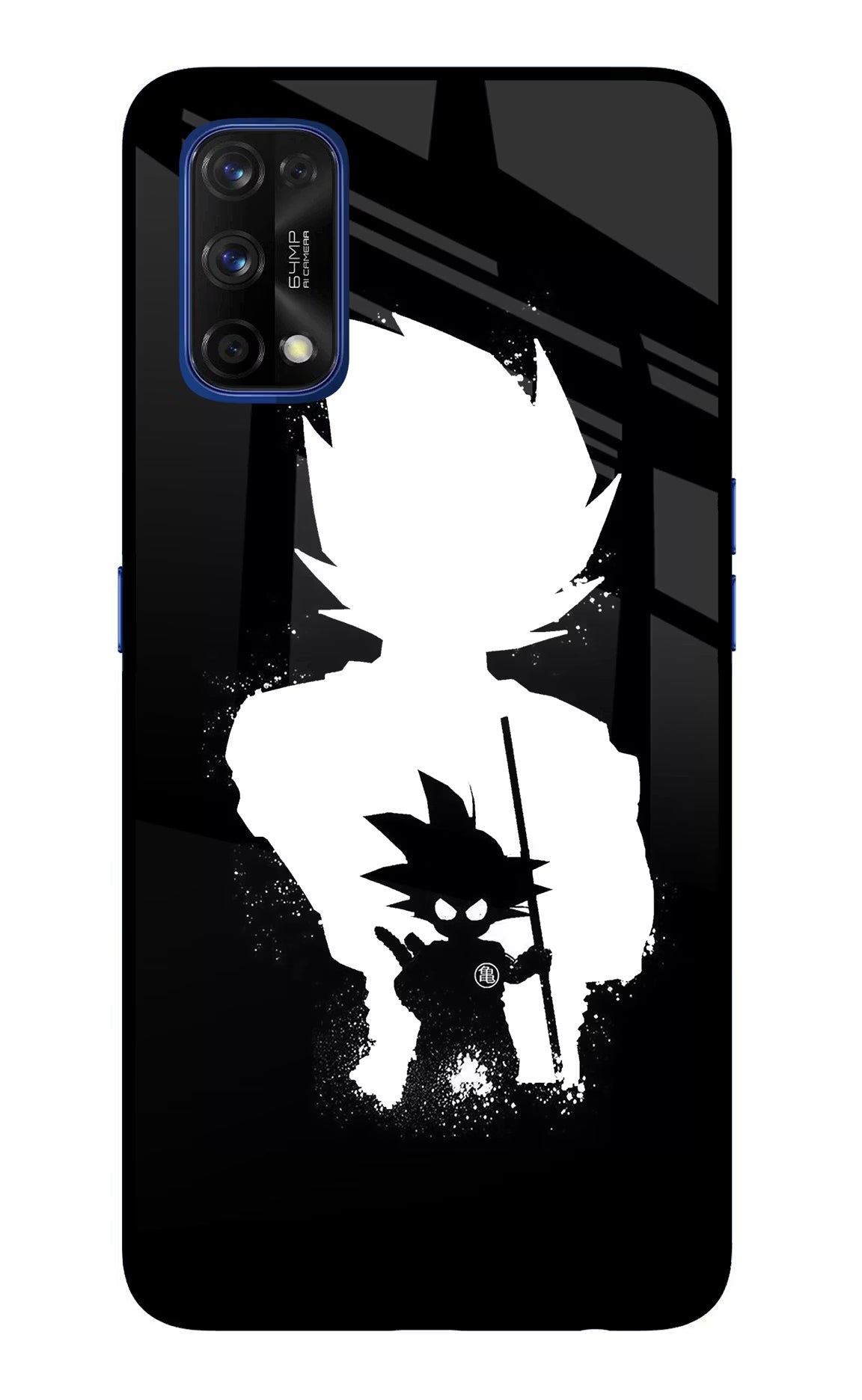 Goku Shadow Realme 7 Pro Glass Case - Goku Shadow Realme 7 Pro Glass Case Goku Shadow Realme 7 Pro Glass Case