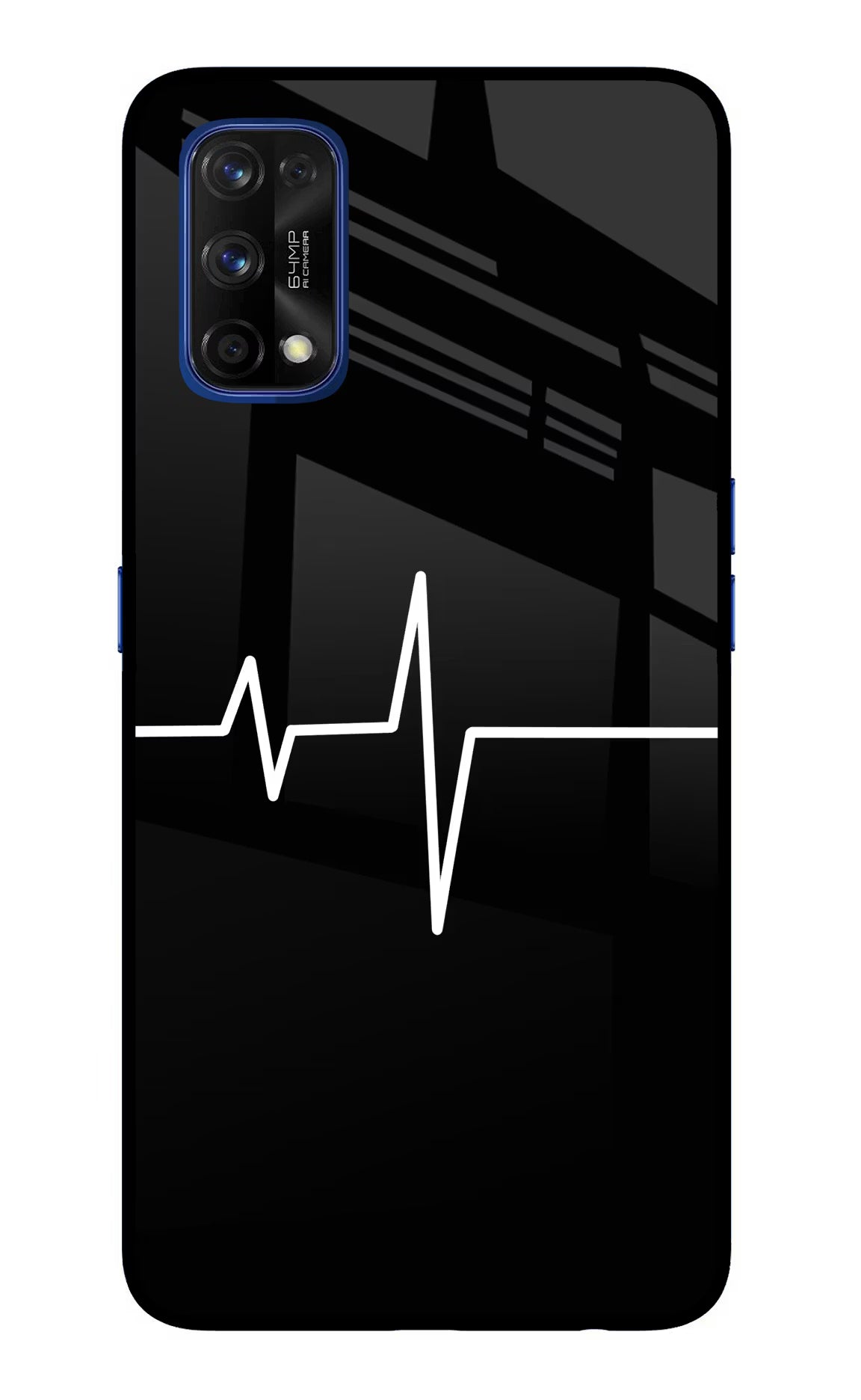 Heart Beats Realme 7 Pro Glass Case - Heart Beats Realme 7 Pro Glass Case Heart Beats Realme 7 Pro Glass Case