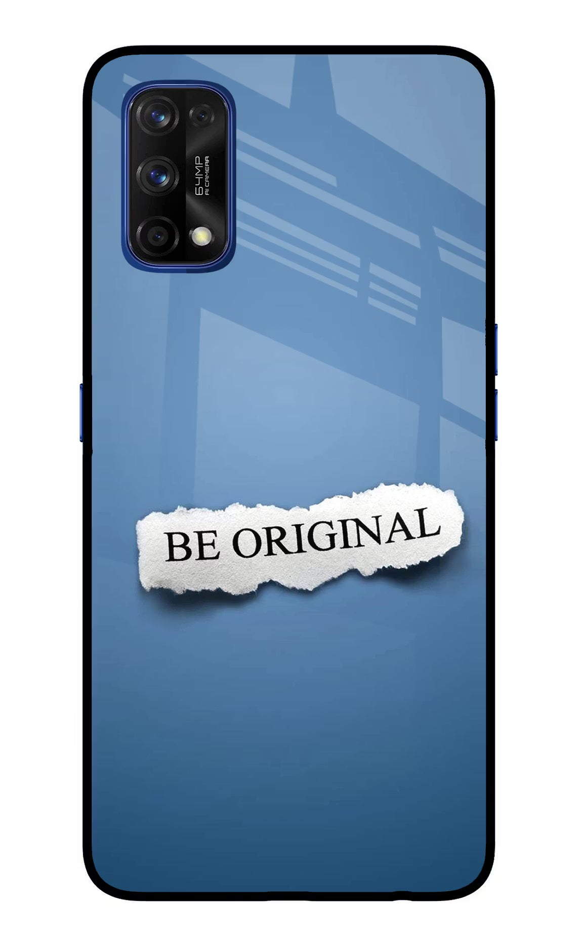 Be Original Realme 7 Pro Back Cover - Be Original Realme 7 Pro Glass Case Back Cover by Casekaro Be Original Realme 7 Pro Glass Case Back Cover by Casekaro