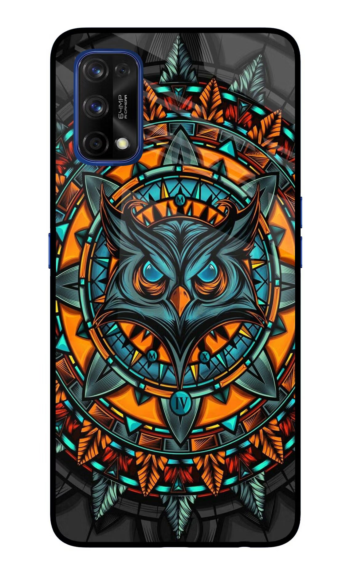 Angry Owl Art Realme 7 Pro Glass Case - Angry Owl Art Realme 7 Pro Glass Case Angry Owl Art Realme 7 Pro Glass Case