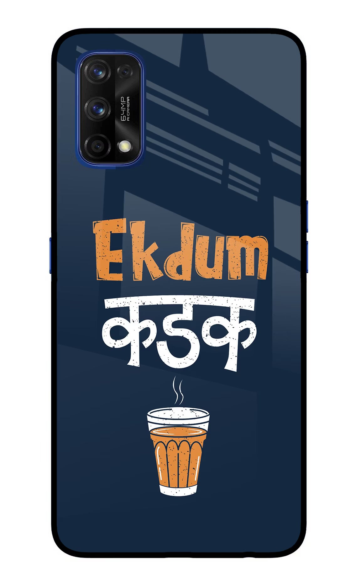 Ekdum Kadak Chai Realme 7 Pro Glass Case - Ekdum Kadak Chai Realme 7 Pro Glass Case Ekdum Kadak Chai Realme 7 Pro Glass Case