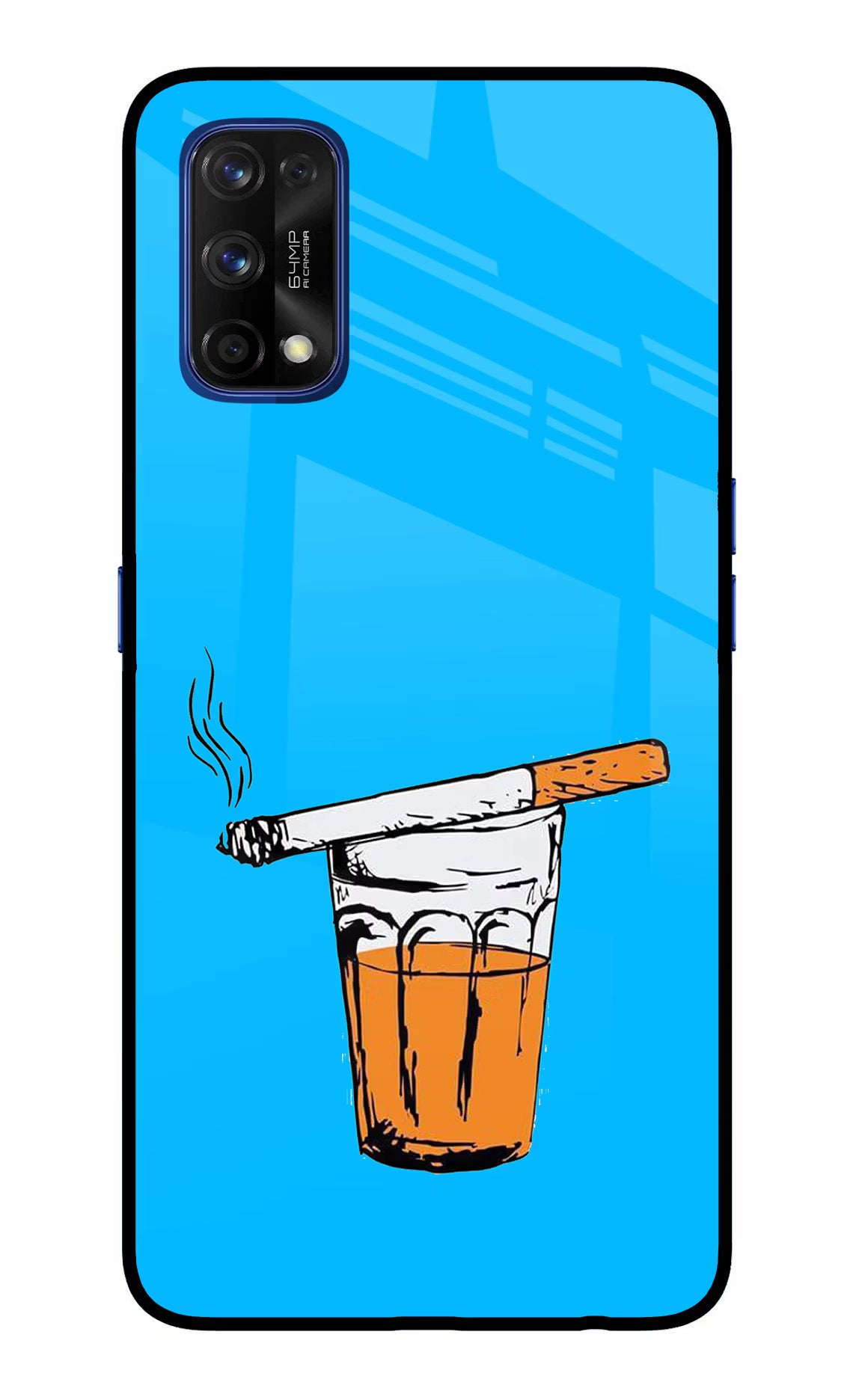 Chai Sutta Realme 7 Pro Glass Case - Chai Sutta Realme 7 Pro Glass Case Chai Sutta Realme 7 Pro Glass Case