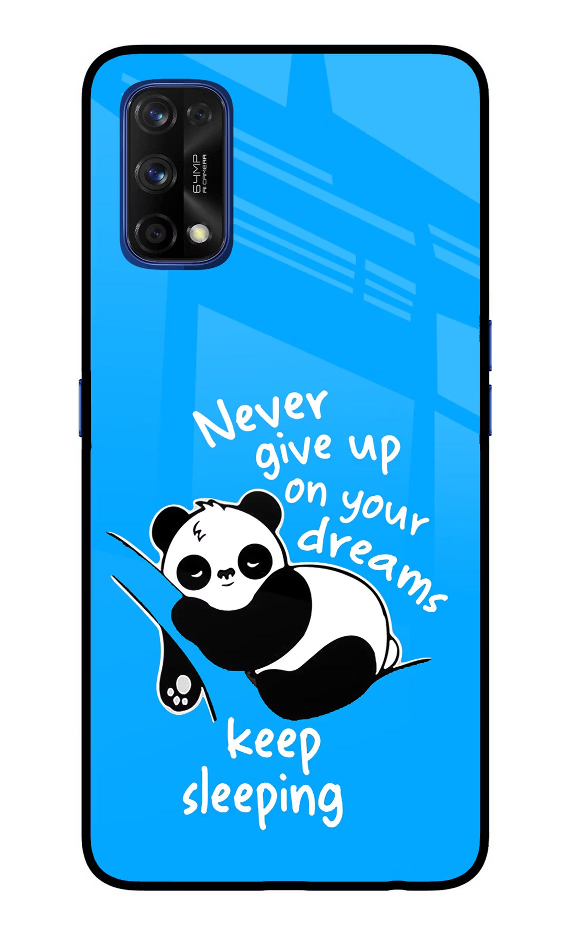 Keep Sleeping Realme 7 Pro Glass Case - Keep Sleeping Realme 7 Pro Glass Case Keep Sleeping Realme 7 Pro Glass Case