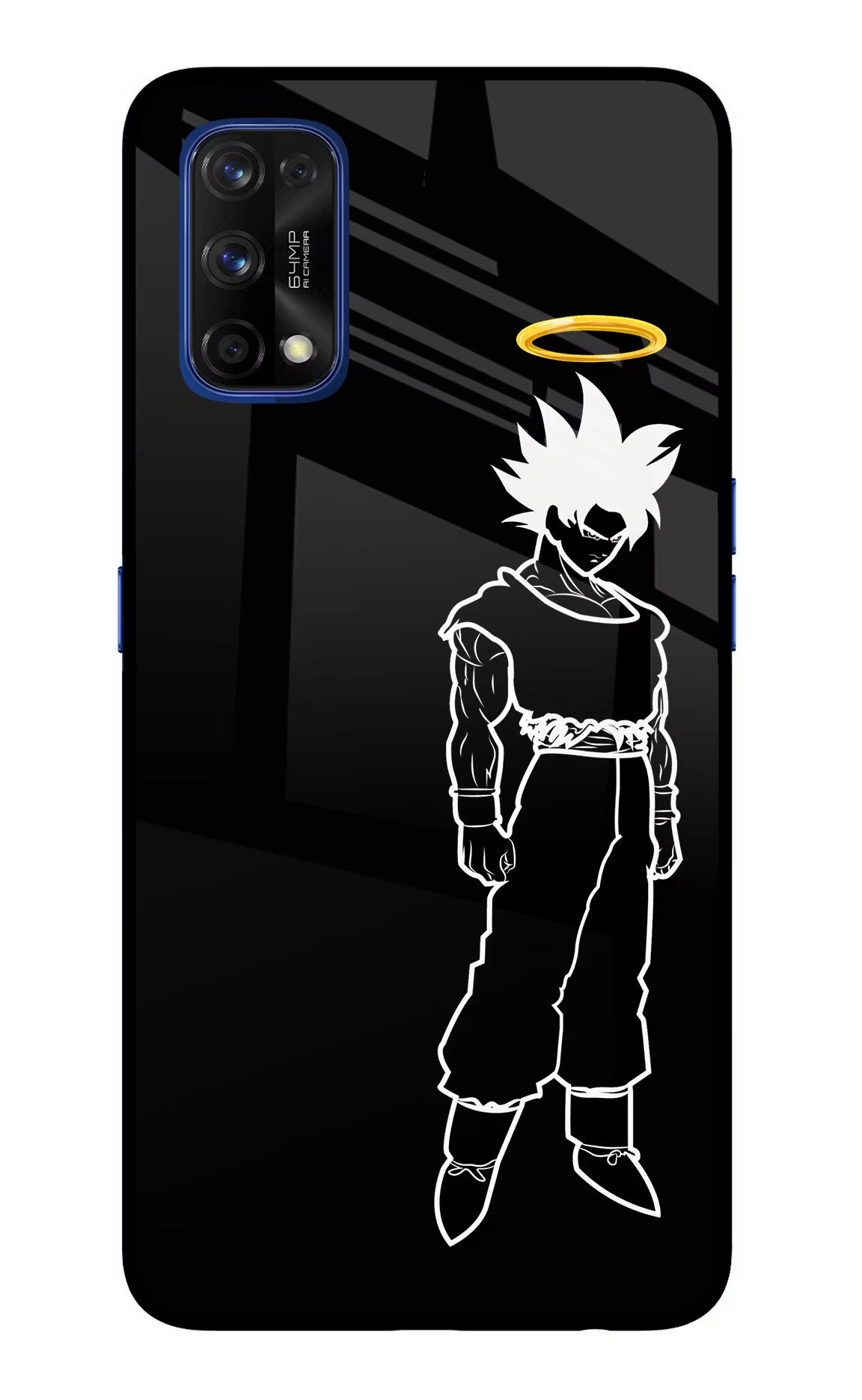 DBS Character Realme 7 Pro Back Cover - DBS Character Realme 7 Pro Glass Case Back Cover by Casekaro DBS Character Realme 7 Pro Glass Case Back Cover by Casekaro
