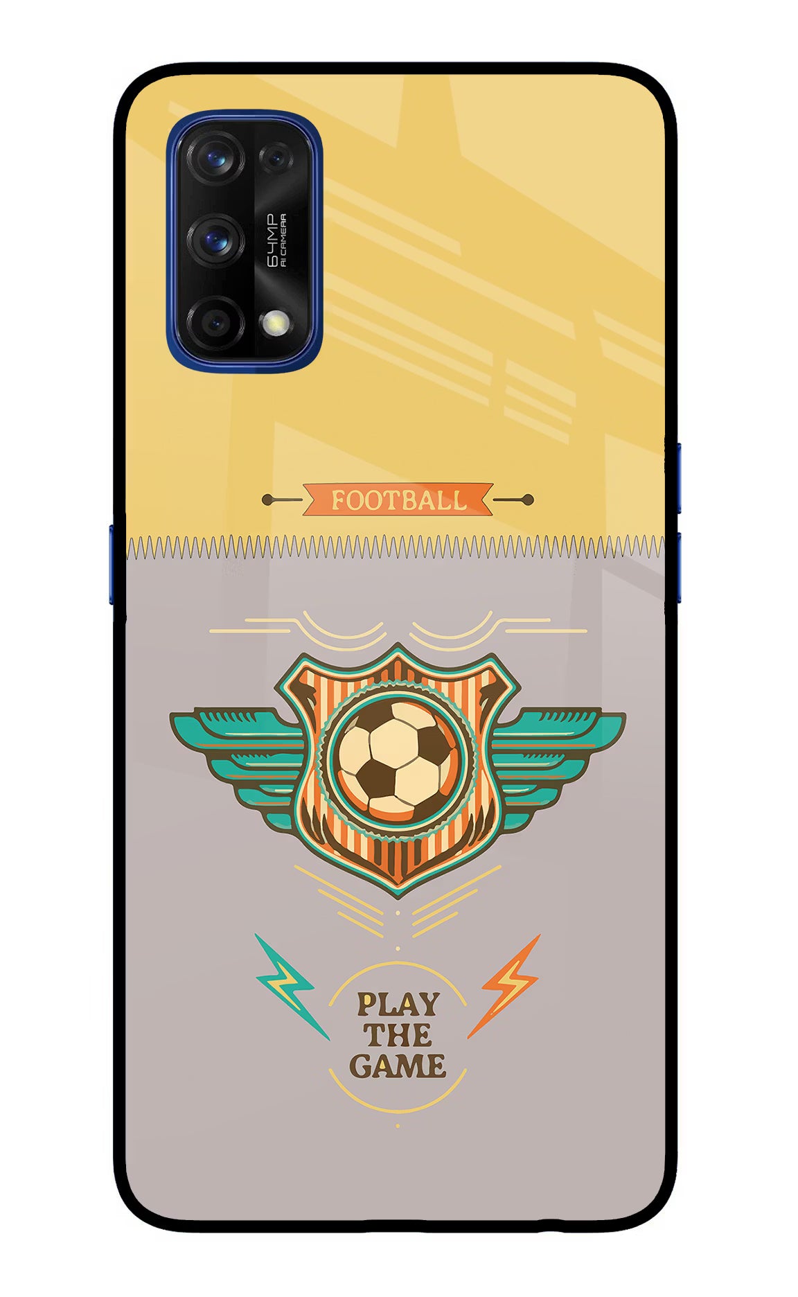 Football Realme 7 Pro Glass Case - Football Realme 7 Pro Glass Case Football Realme 7 Pro Glass Case