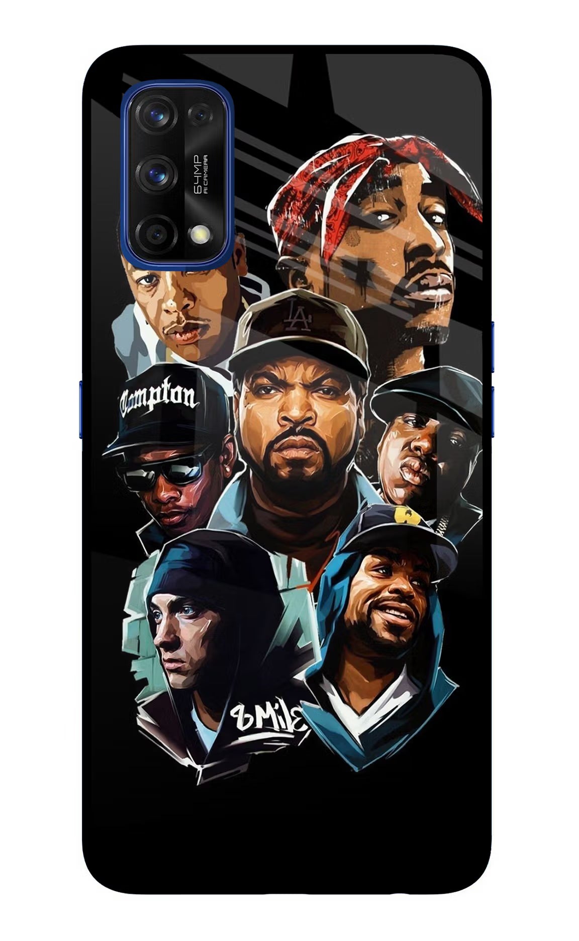 Rappers Realme 7 Pro Glass Case - Rappers Realme 7 Pro Glass Case Rappers Realme 7 Pro Glass Case