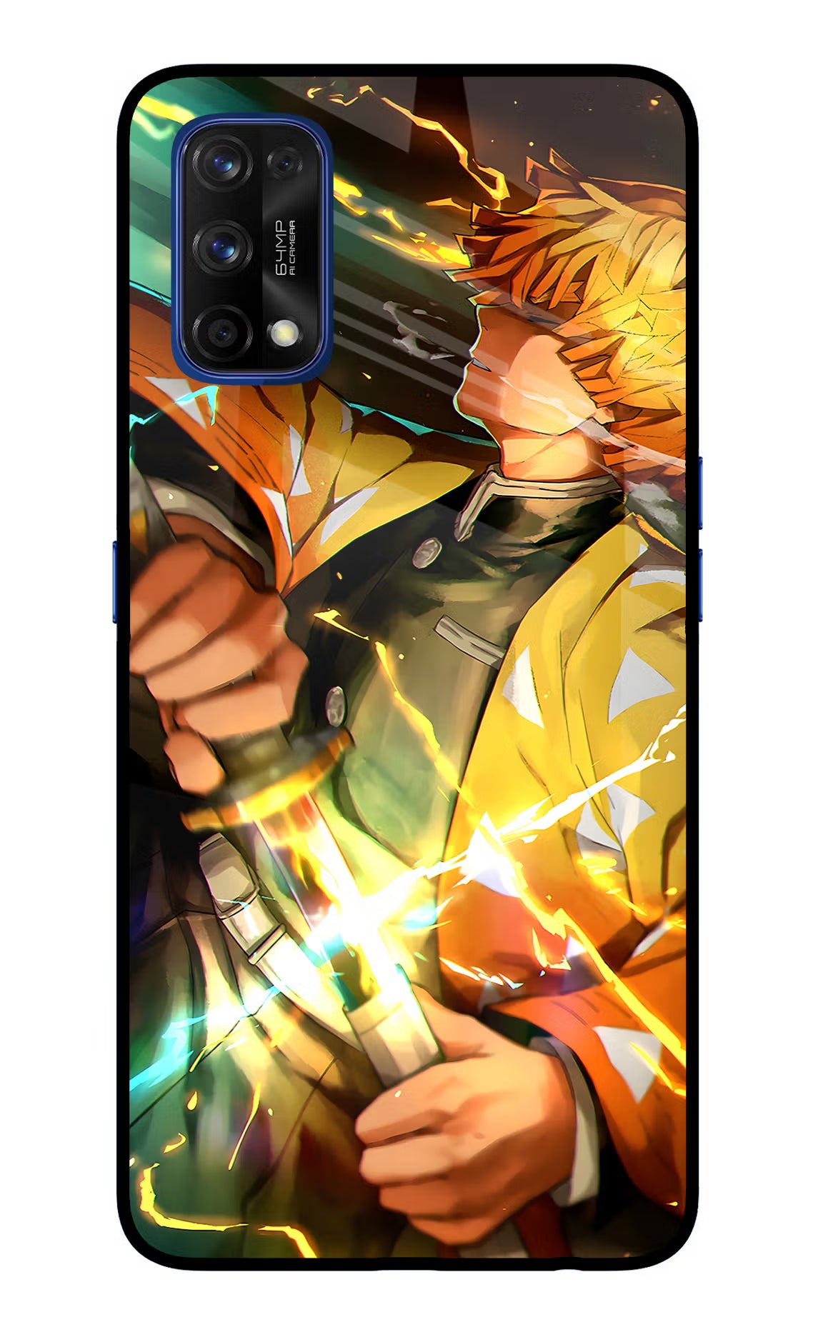 Demon Slayer Realme 7 Pro Glass Case - Demon Slayer Realme 7 Pro Glass Case Demon Slayer Realme 7 Pro Glass Case