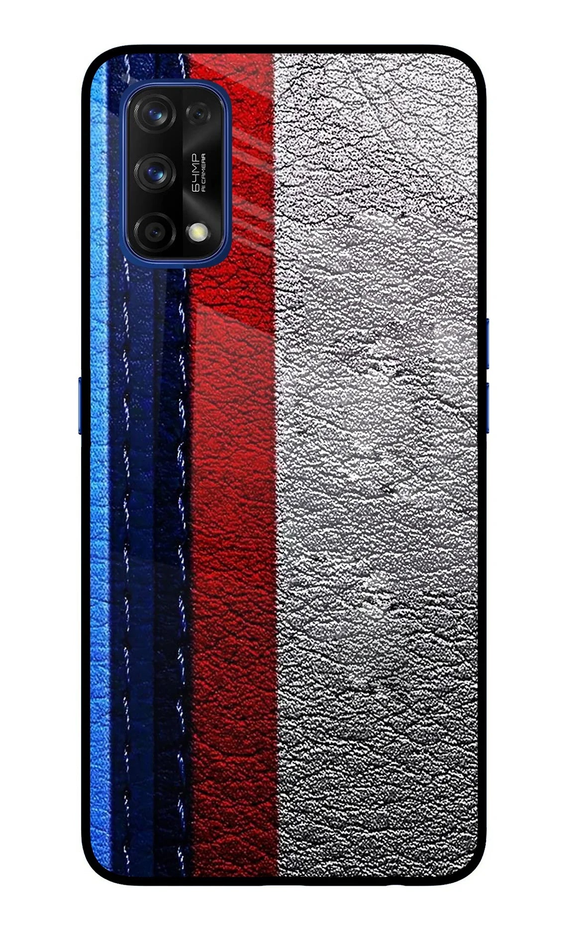 BMW Stripes Realme 7 Pro Glass Case - BMW Stripes Realme 7 Pro Glass Case BMW Stripes Realme 7 Pro Glass Case