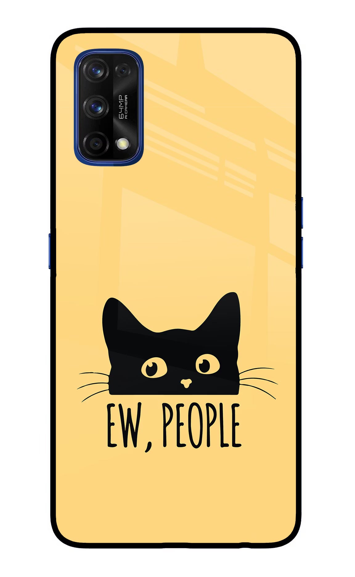 Ew People Catitude Realme 7 Pro Back Cover - Ew People Catitude Realme 7 Pro Glass Case Back Cover by Casekaro Ew People Catitude Realme 7 Pro Glass Case Back Cover by Casekaro