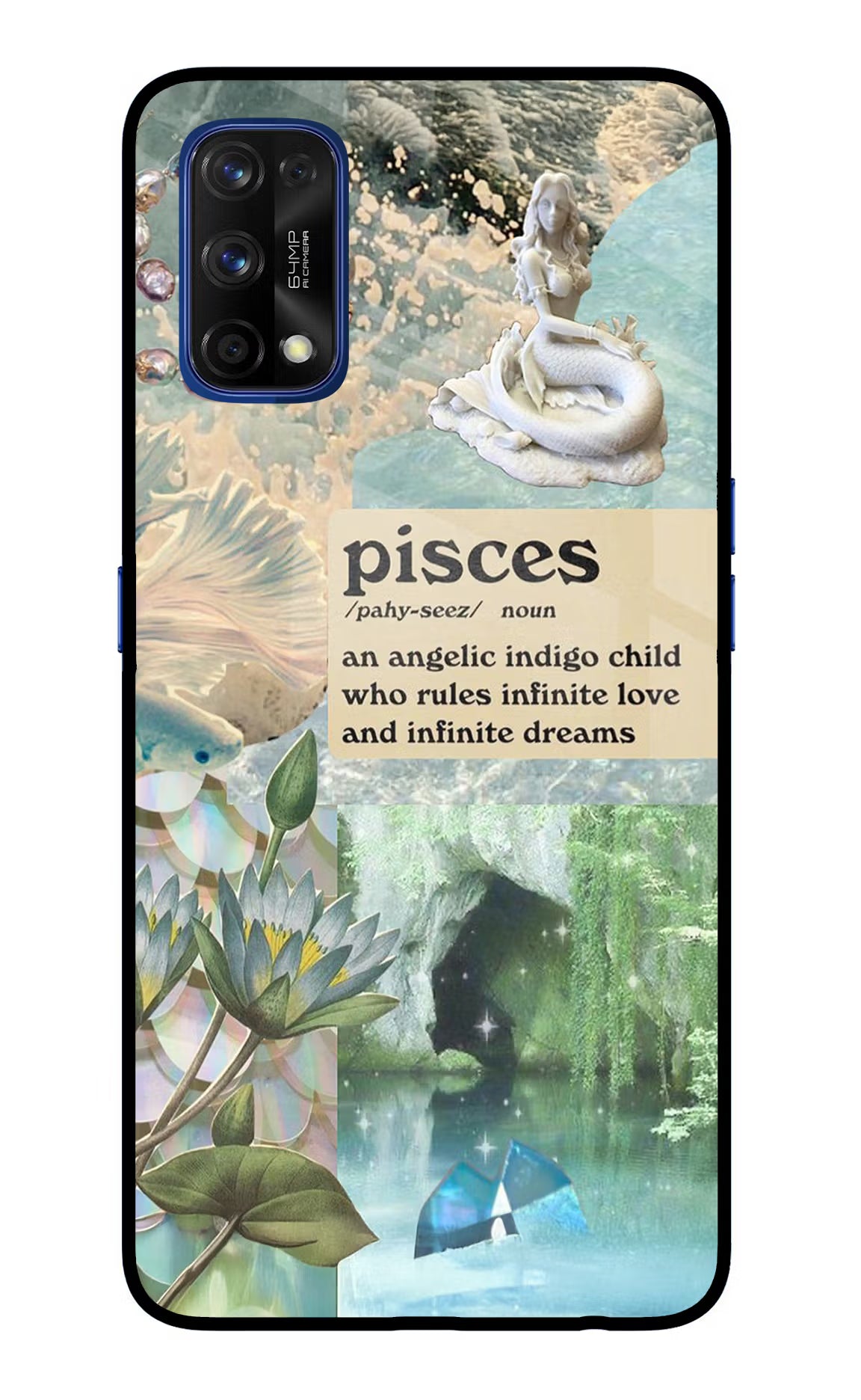 Pisces Zodiac Realme 7 Pro Glass Case - Pisces Zodiac Realme 7 Pro Glass Case Pisces Zodiac Realme 7 Pro Glass Case