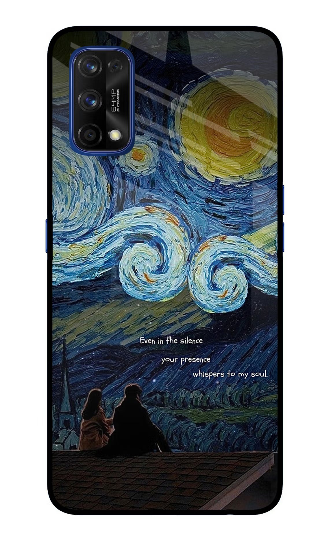 Softcore Realme 7 Pro Glass Case - Softcore Realme 7 Pro Glass Case Softcore Realme 7 Pro Glass Case