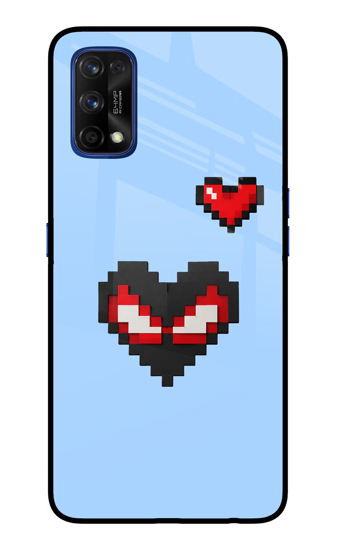 Peter Heart Realme 7 Pro Glass Case - Peter Heart Realme 7 Pro Glass Case Peter Heart Realme 7 Pro Glass Case