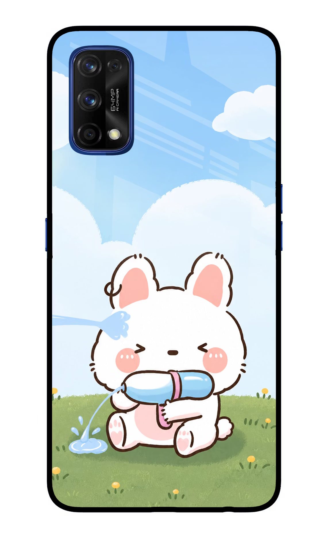 Bunny Treat Realme 7 Pro Glass Case - Bunny Treat Realme 7 Pro Glass Case Bunny Treat Realme 7 Pro Glass Case