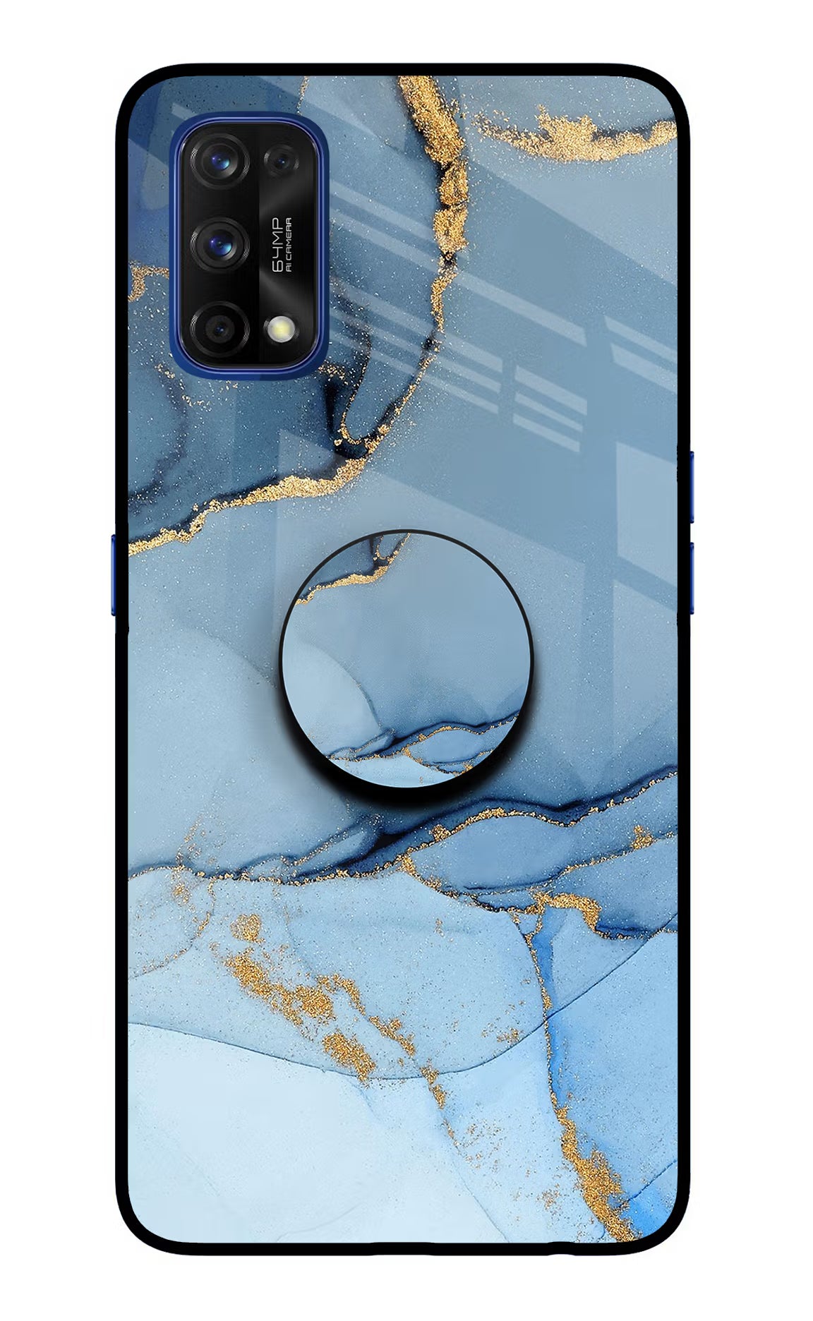 Blue Marble Realme 7 Pro Glass Case - Blue Marble Realme 7 Pro Glass Case Blue Marble Realme 7 Pro Glass Case