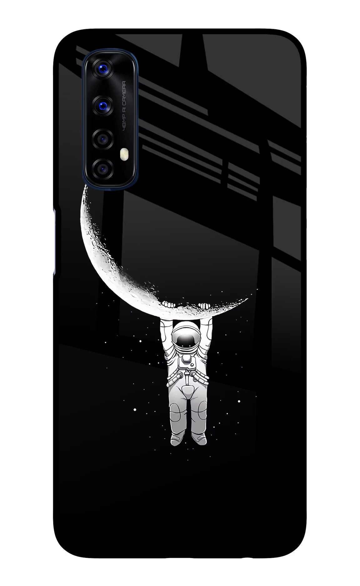 Moon Space Realme 7/Narzo 20 Pro Glass Case - Moon Space Realme 7/Narzo 20 Pro Glass Case Moon Space Realme 7/Narzo 20 Pro Glass Case