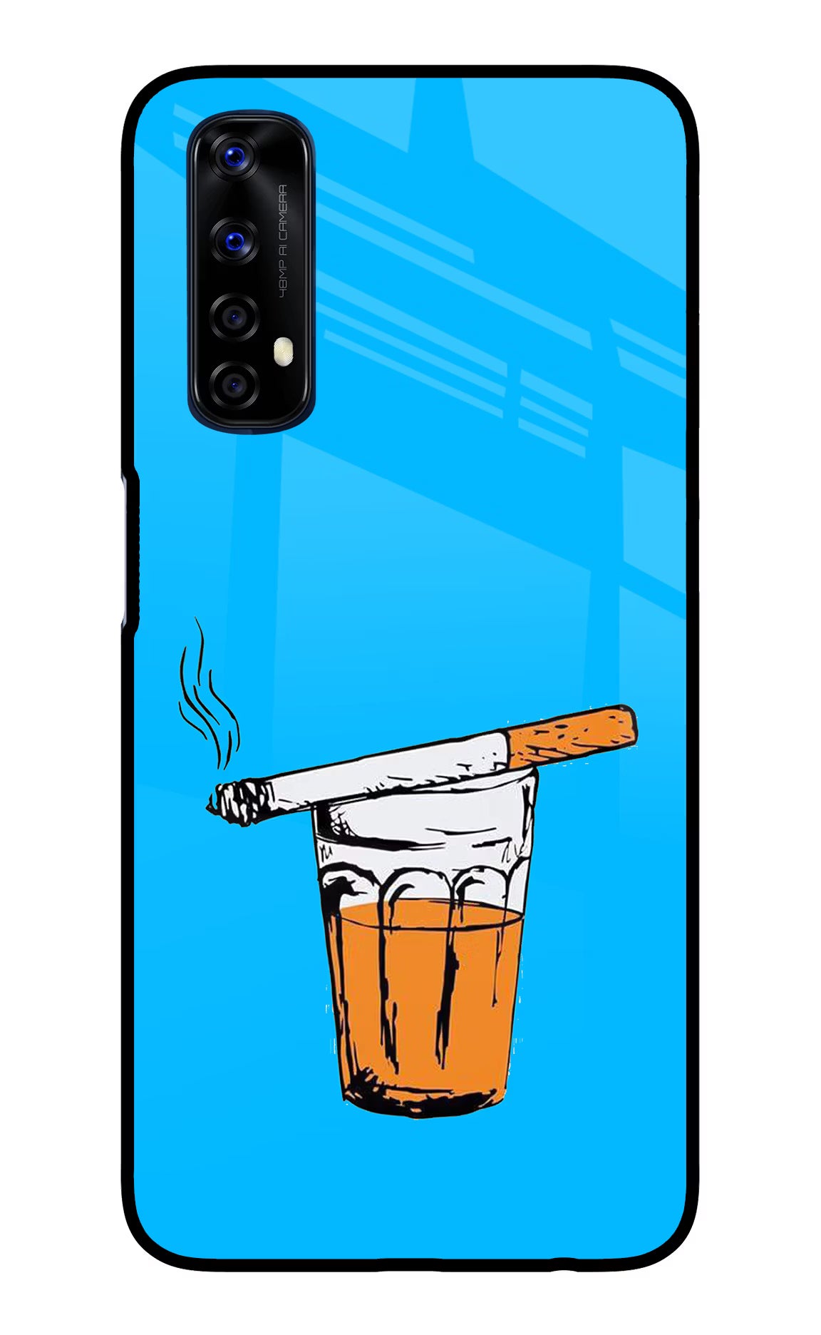 Chai Sutta Realme 7/Narzo 20 Pro Glass Case - Chai Sutta Realme 7/Narzo 20 Pro Glass Case Chai Sutta Realme 7/Narzo 20 Pro Glass Case