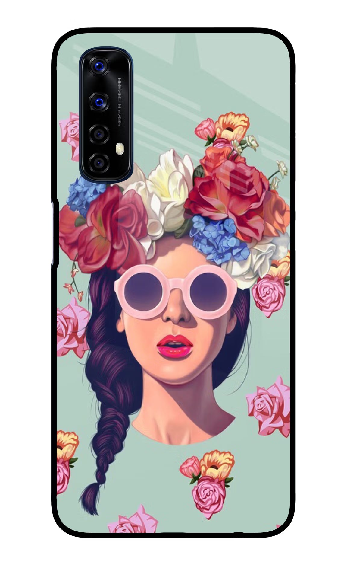 Pretty Girl Realme 7/Narzo 20 Pro Glass Case - Pretty Girl Realme 7/Narzo 20 Pro Glass Case Pretty Girl Realme 7/Narzo 20 Pro Glass Case