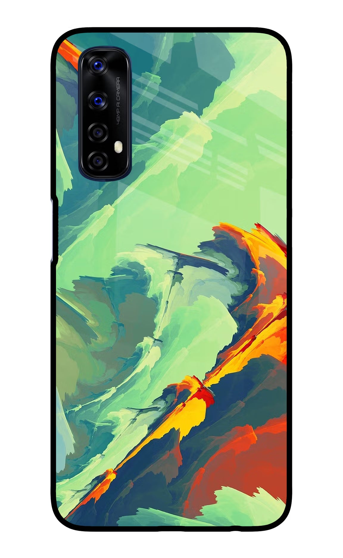 Paint Art Realme 7/Narzo 20 Pro Glass Case - Paint Art Realme 7/Narzo 20 Pro Glass Case Paint Art Realme 7/Narzo 20 Pro Glass Case