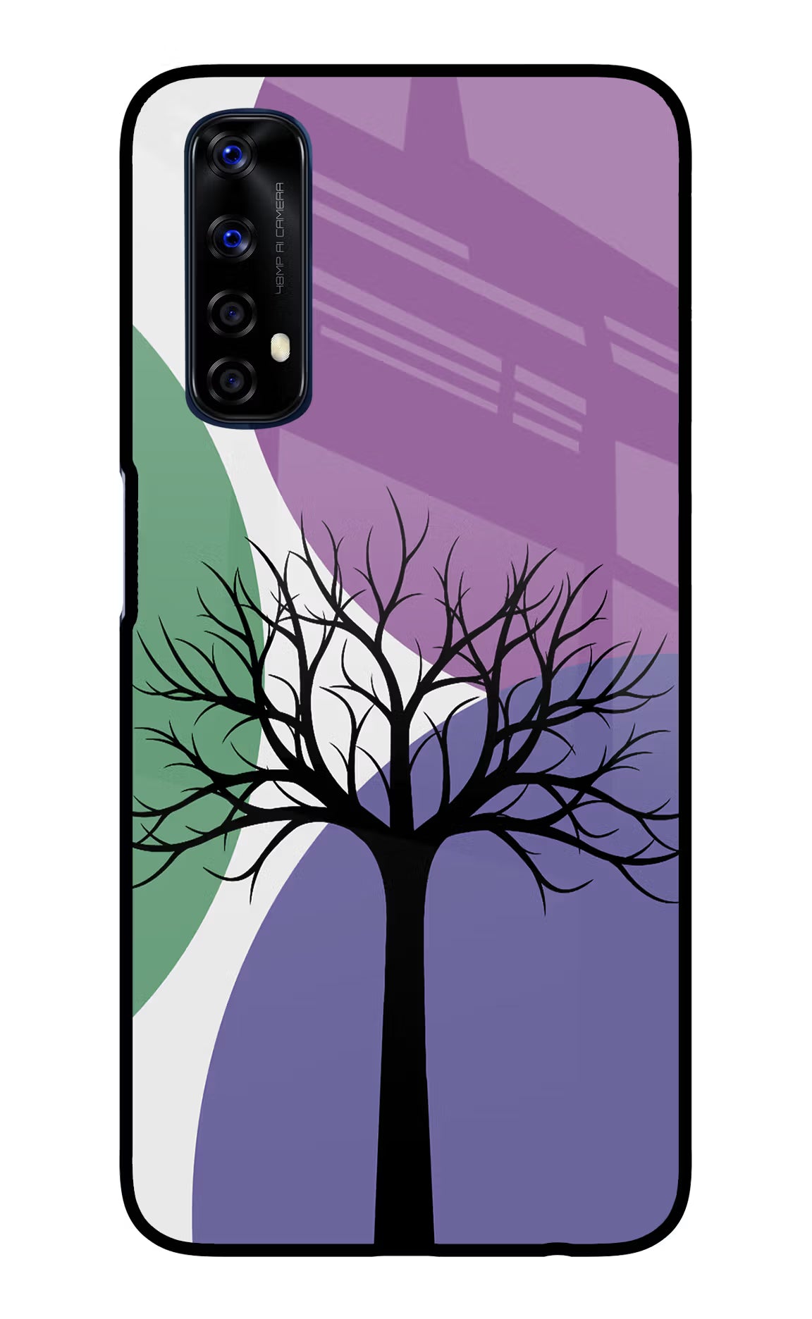 Tree Art Realme 7/Narzo 20 Pro Glass Case - Tree Art Realme 7/Narzo 20 Pro Glass Case Tree Art Realme 7/Narzo 20 Pro Glass Case