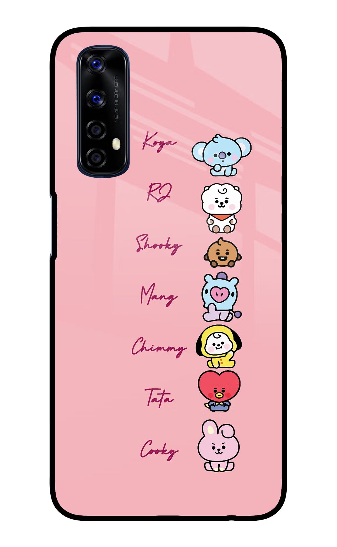 BTS names Realme 7/Narzo 20 Pro Glass Case - BTS names Realme 7/Narzo 20 Pro Glass Case BTS names Realme 7/Narzo 20 Pro Glass Case