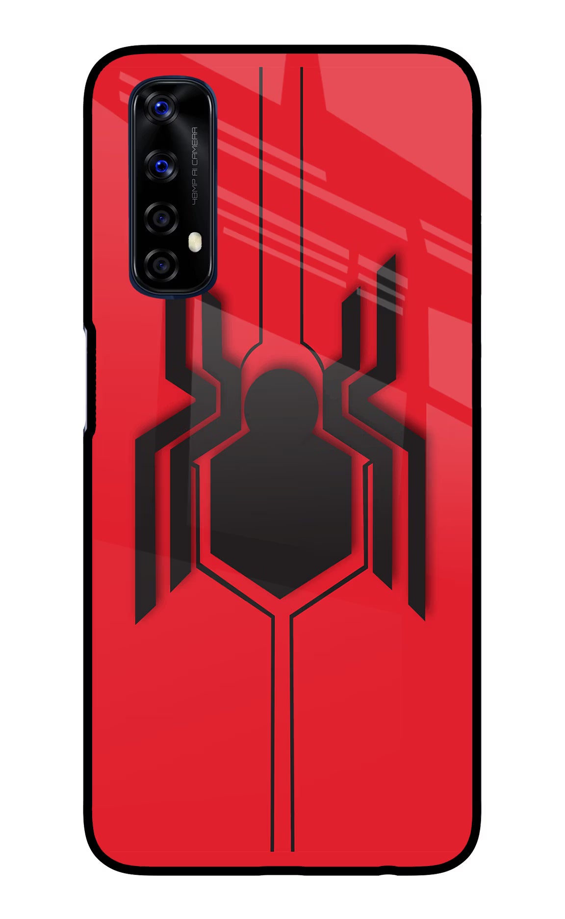 Spider Realme 7/Narzo 20 Pro Glass Case - Spider Realme 7/Narzo 20 Pro Glass Case Spider Realme 7/Narzo 20 Pro Glass Case