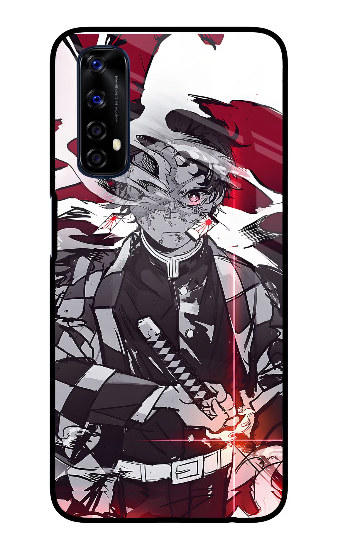 Demon Slayer Realme 7/Narzo 20 Pro Glass Case - Demon Slayer Realme 7/Narzo 20 Pro Glass Case Demon Slayer Realme 7/Narzo 20 Pro Glass Case