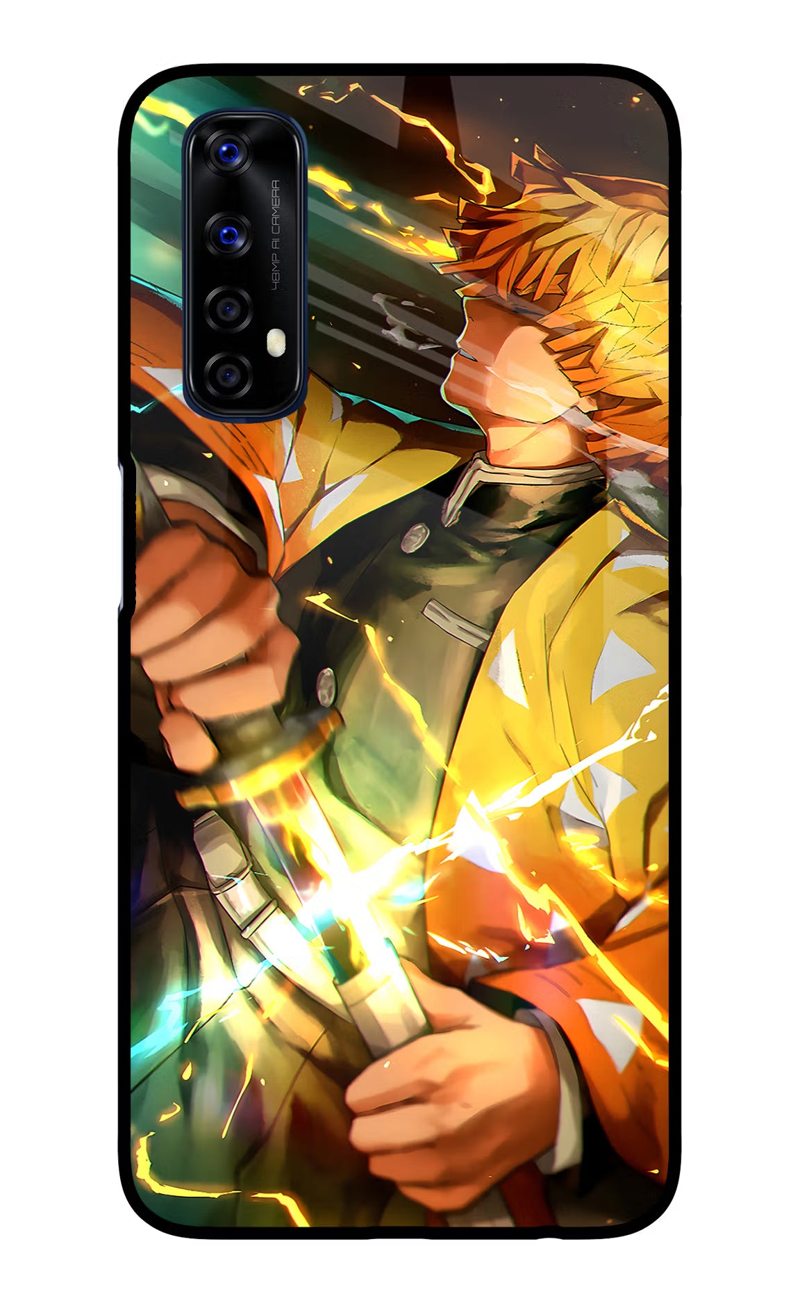 Demon Slayer Realme 7/Narzo 20 Pro Glass Case - Demon Slayer Realme 7/Narzo 20 Pro Glass Case Demon Slayer Realme 7/Narzo 20 Pro Glass Case