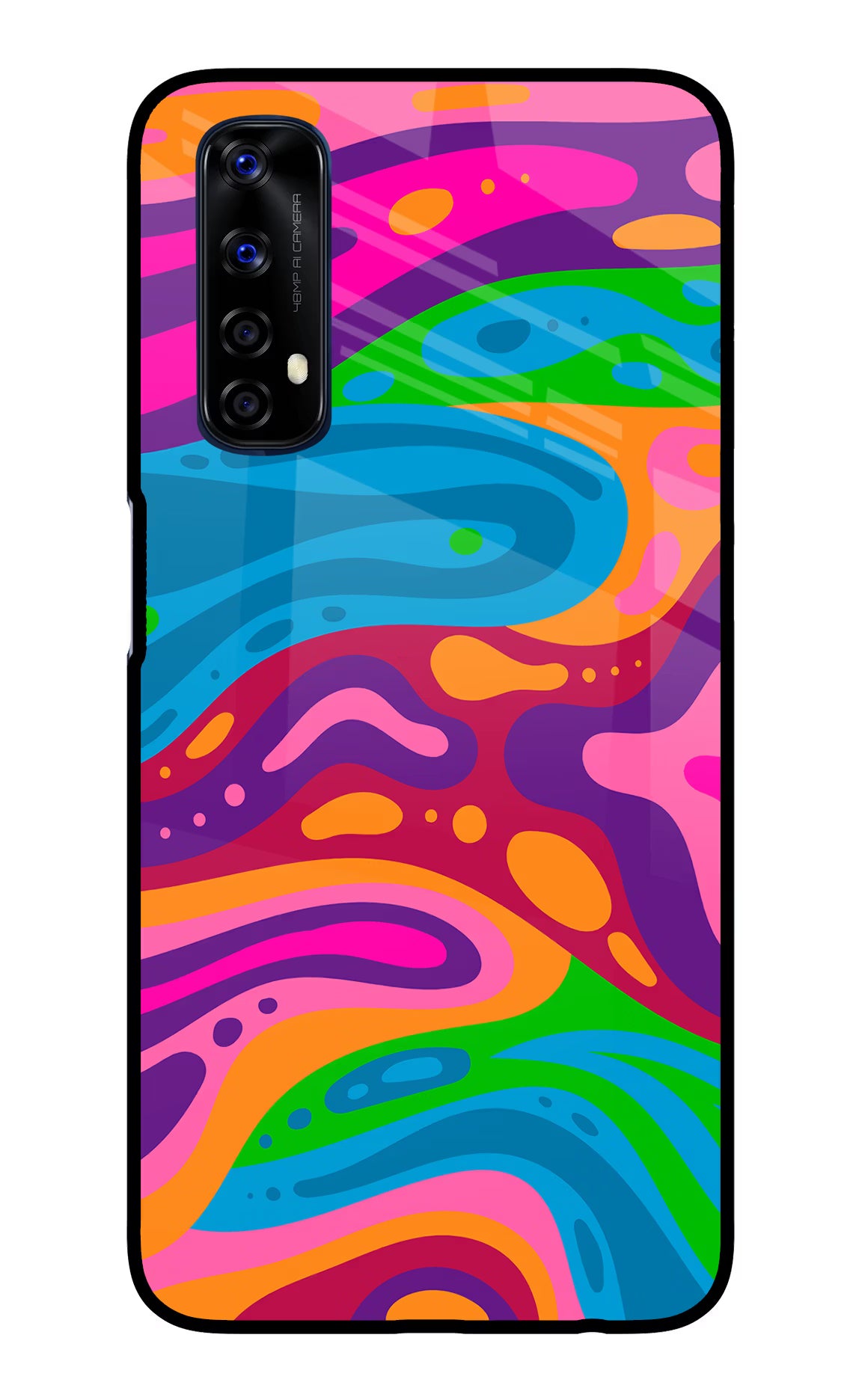 Trippy Pattern Realme 7/Narzo 20 Pro Glass Case - Trippy Pattern Realme 7/Narzo 20 Pro Glass Case Trippy Pattern Realme 7/Narzo 20 Pro Glass Case