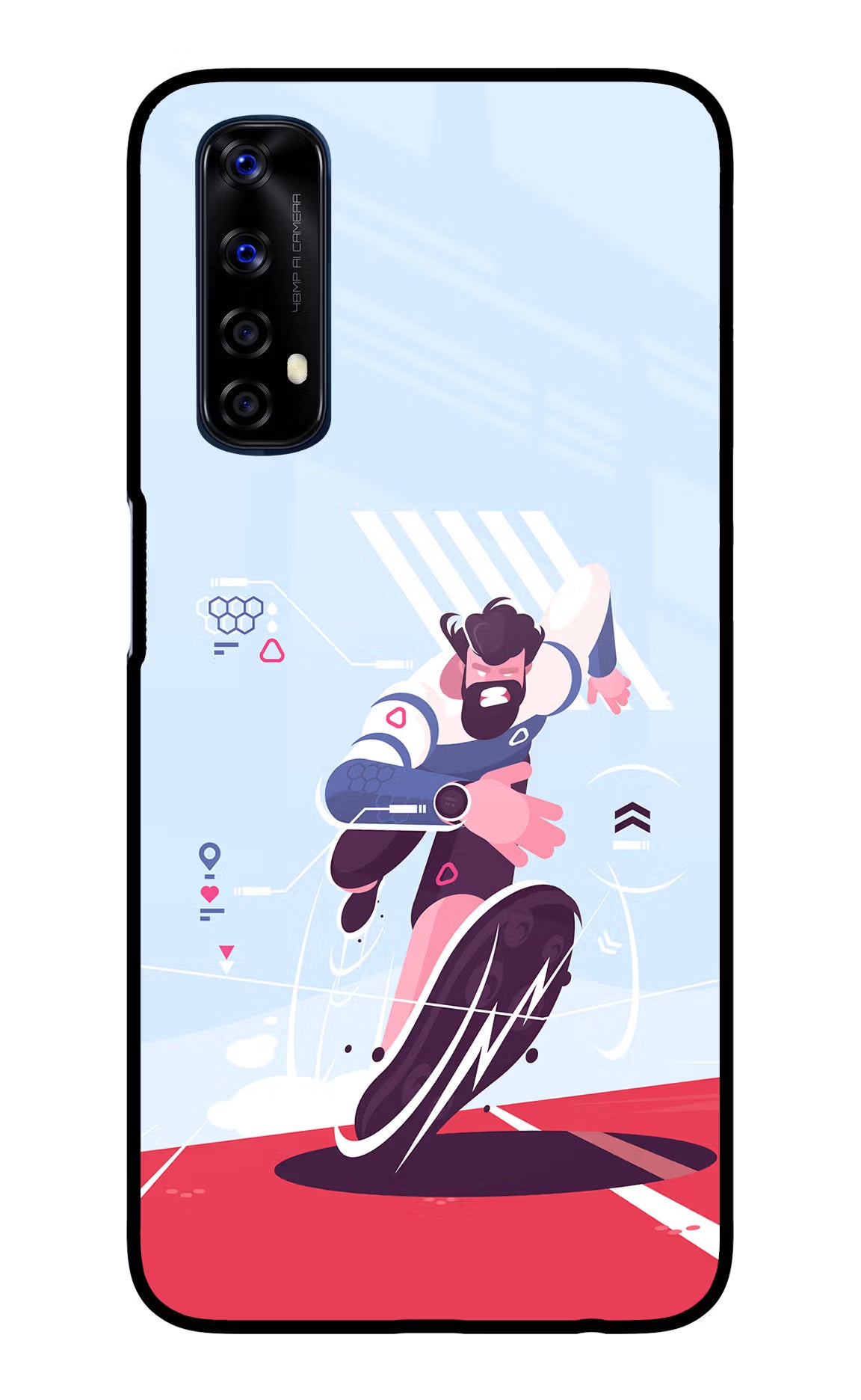 Run Pro Realme 7/Narzo 20 Pro Glass Case - Run Pro Realme 7/Narzo 20 Pro Glass Case Run Pro Realme 7/Narzo 20 Pro Glass Case