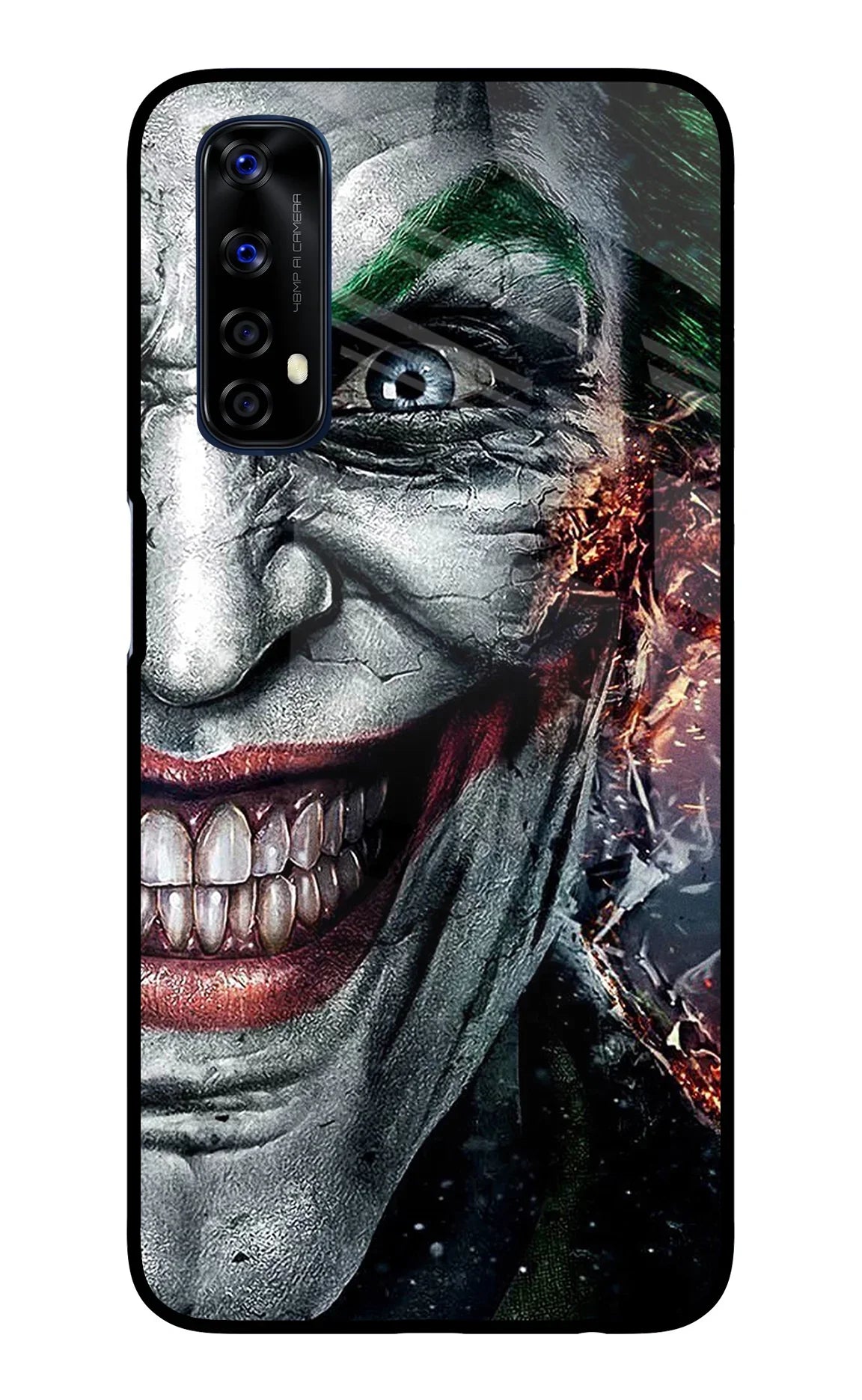 Joker Cam Realme 7/Narzo 20 Pro Glass Case - Joker Cam Realme 7/Narzo 20 Pro Glass Case Joker Cam Realme 7/Narzo 20 Pro Glass Case