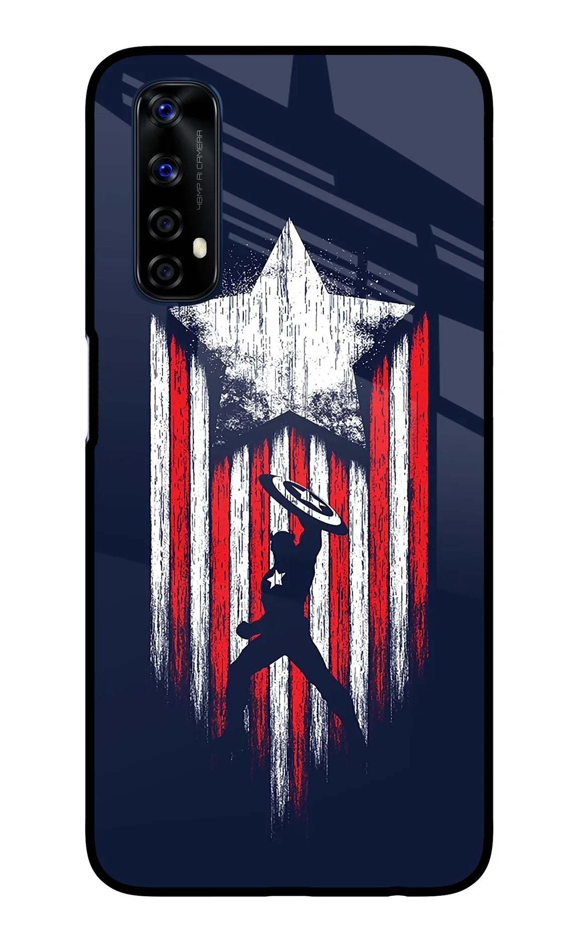 Captain America Marvel Art Realme 7/Narzo 20 Pro Glass Case - Captain America Marvel Art Realme 7/Narzo 20 Pro Glass Case Captain America Marvel Art Realme 7/Narzo 20 Pro Glass Case