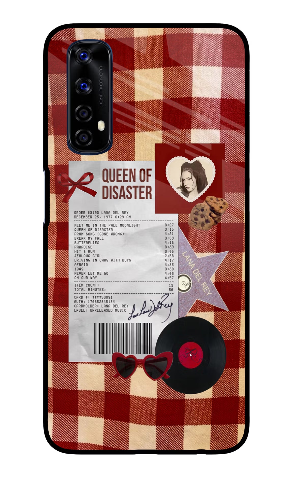 Queen of Disaster Realme 7/Narzo 20 Pro Glass Case - Queen of Disaster Realme 7/Narzo 20 Pro Glass Case Queen of Disaster Realme 7/Narzo 20 Pro Glass Case