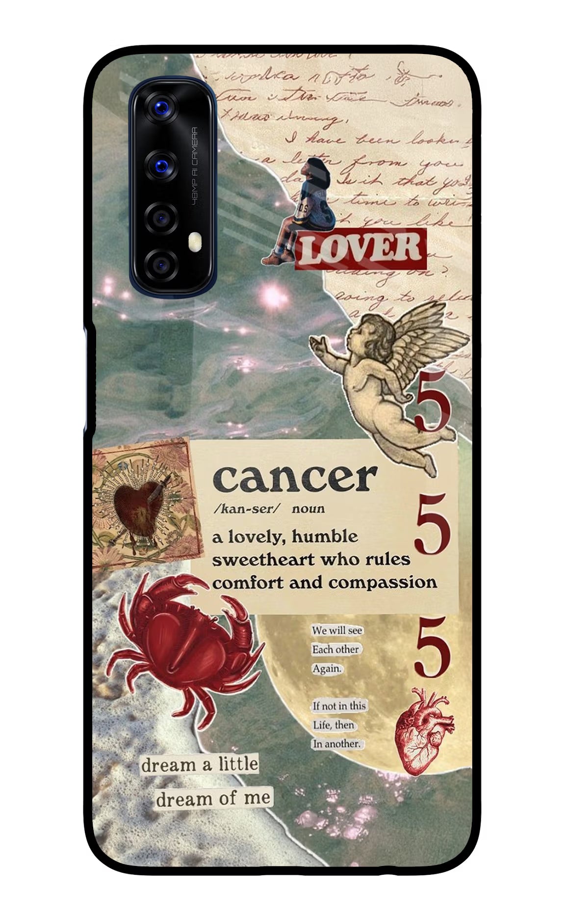 Cancer Zodiac Realme 7/Narzo 20 Pro Glass Case - Cancer Zodiac Realme 7/Narzo 20 Pro Glass Case Cancer Zodiac Realme 7/Narzo 20 Pro Glass Case
