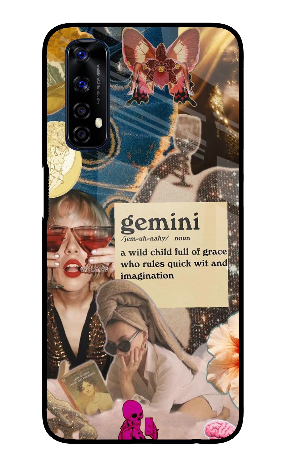 Gemini Zodiac Realme 7/Narzo 20 Pro Glass Case - Gemini Zodiac Realme 7/Narzo 20 Pro Glass Case Gemini Zodiac Realme 7/Narzo 20 Pro Glass Case