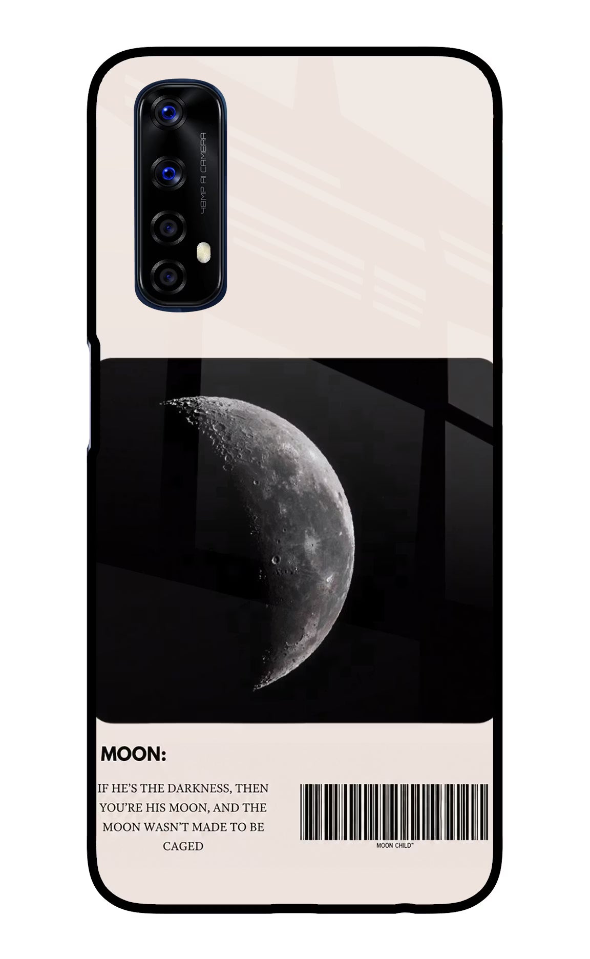 Moon Phase Realme 7/Narzo 20 Pro Glass Case - Moon Phase Realme 7/Narzo 20 Pro Glass Case Moon Phase Realme 7/Narzo 20 Pro Glass Case