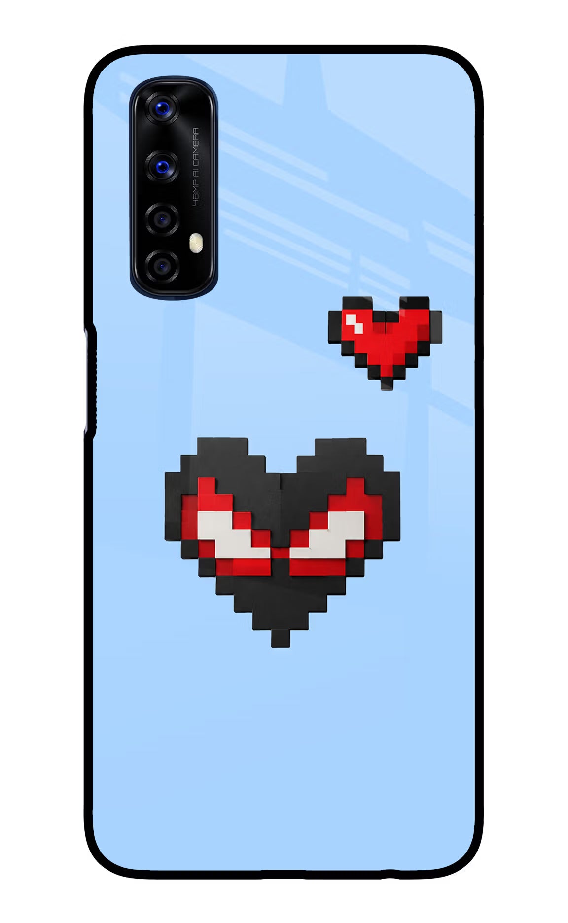 Peter Heart Realme 7/Narzo 20 Pro Glass Case - Peter Heart Realme 7/Narzo 20 Pro Glass Case Peter Heart Realme 7/Narzo 20 Pro Glass Case