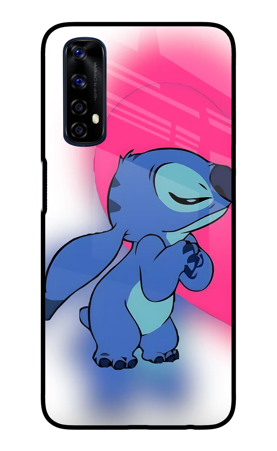 Stitch Hug Realme 7/Narzo 20 Pro Glass Case - Stitch Hug Realme 7/Narzo 20 Pro Glass Case Stitch Hug Realme 7/Narzo 20 Pro Glass Case